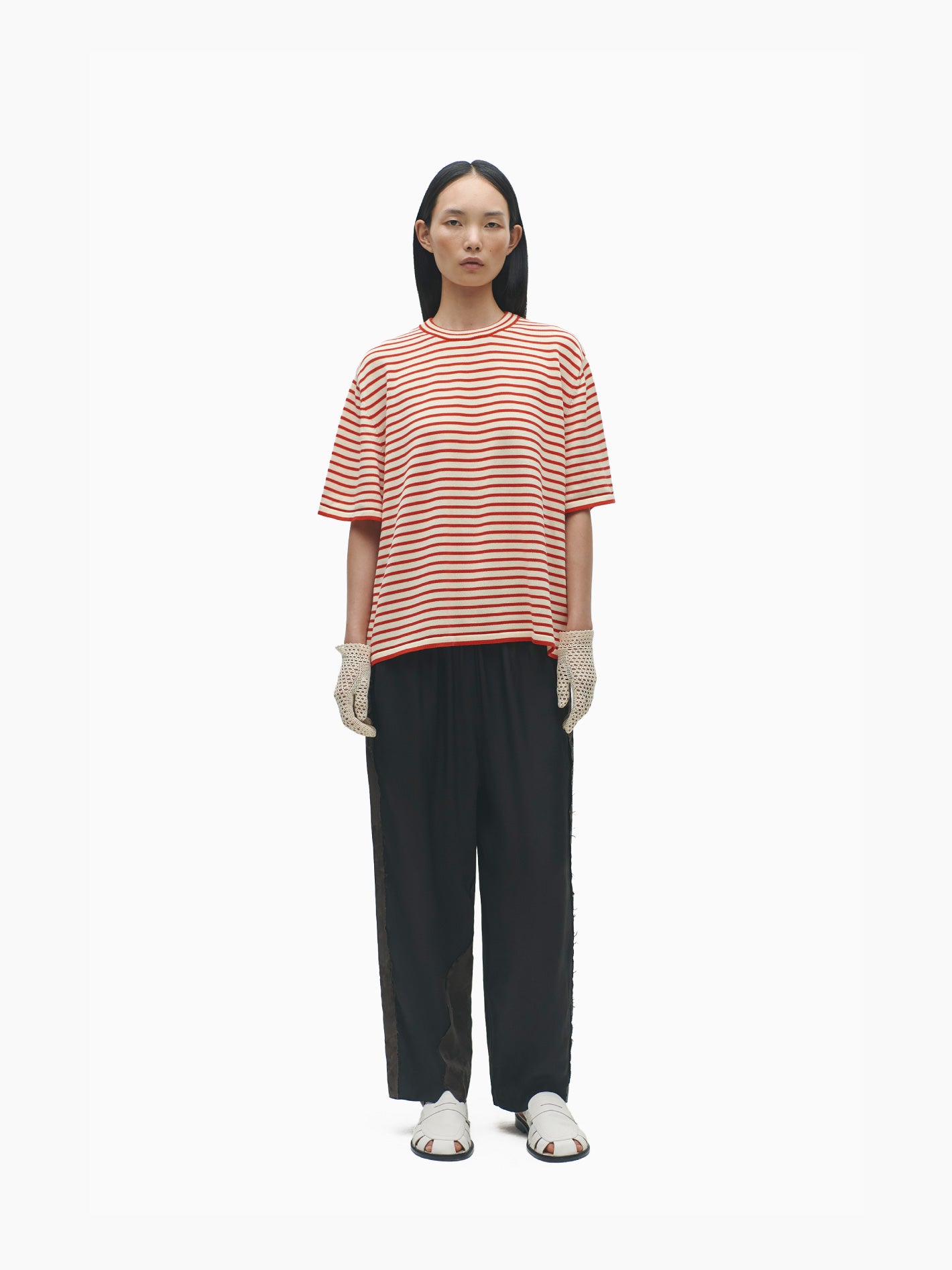 Organic Cotton Oversized Striped T-Shirt