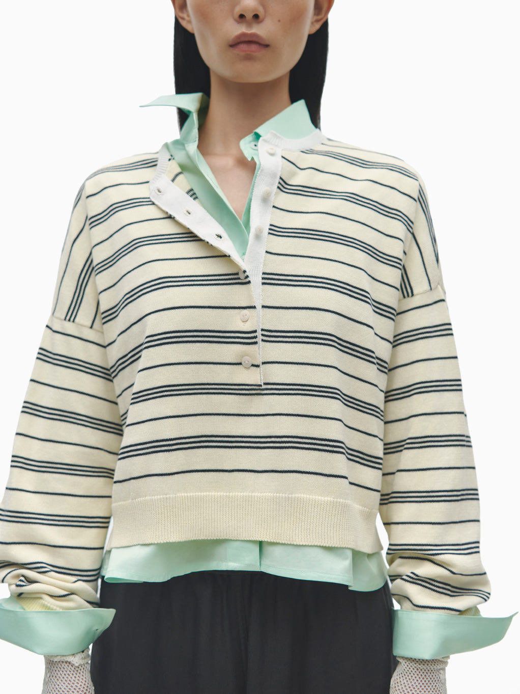 Organic Cotton Polo Sweater