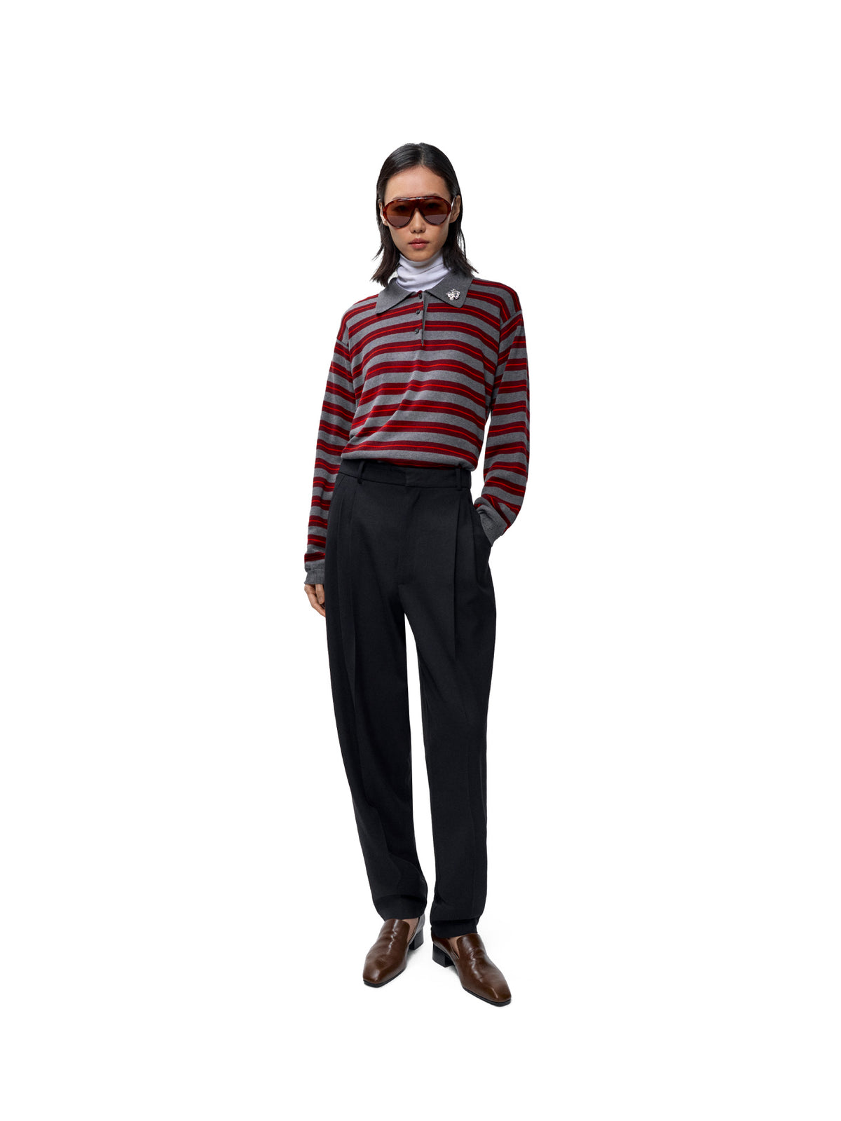 Organic Cotton Striped Polo