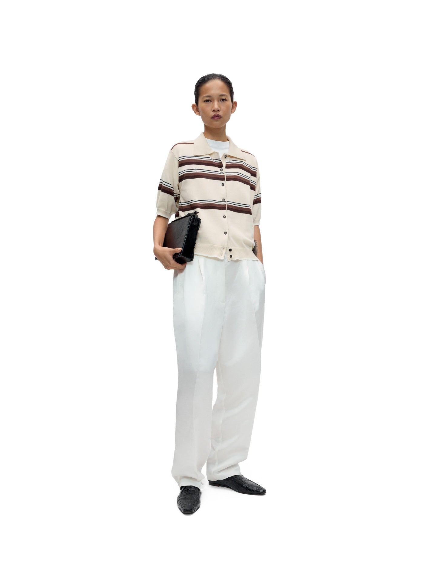 Organic Cotton Striped Polo