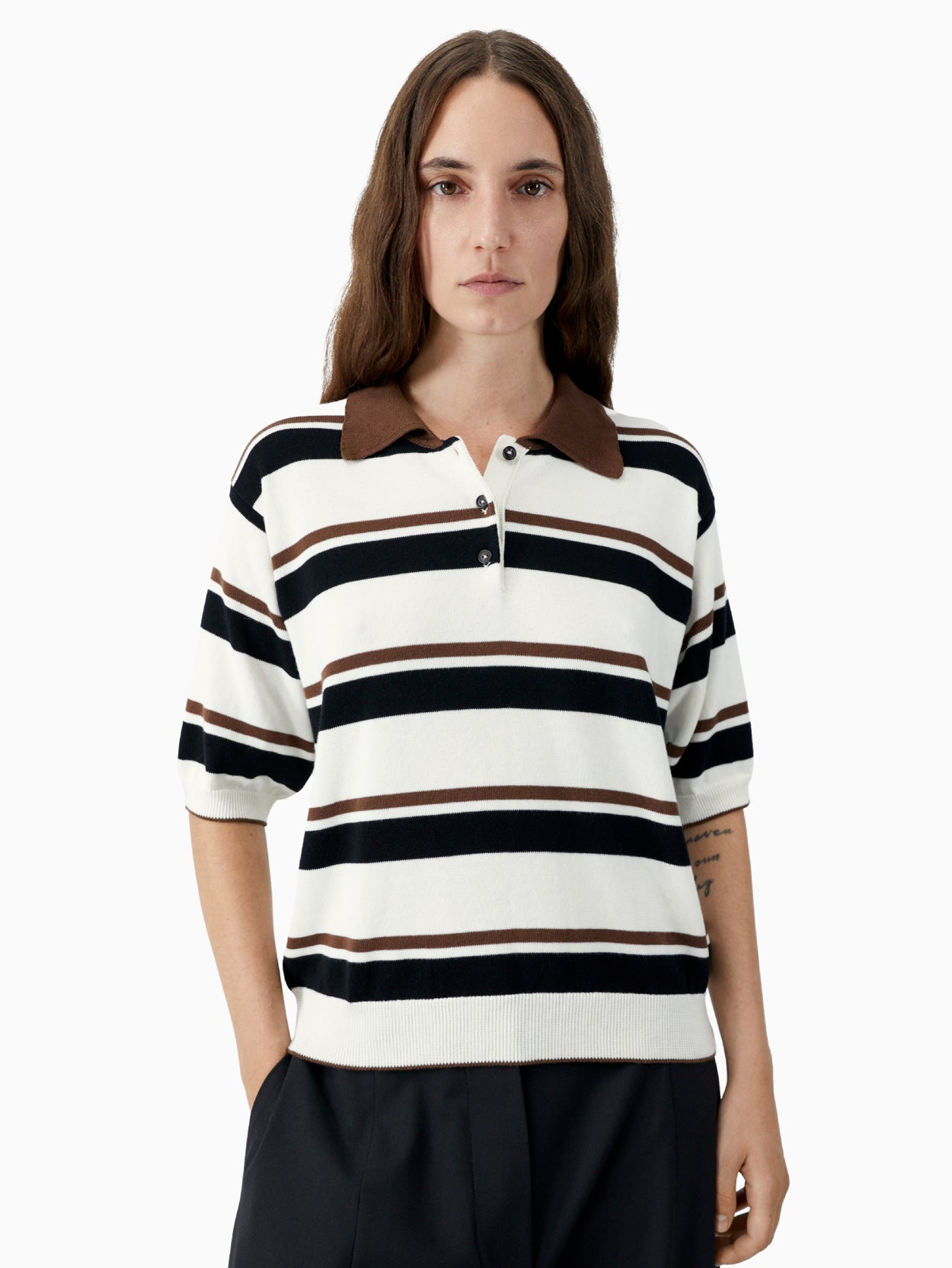 Organic Cotton Striped Polo