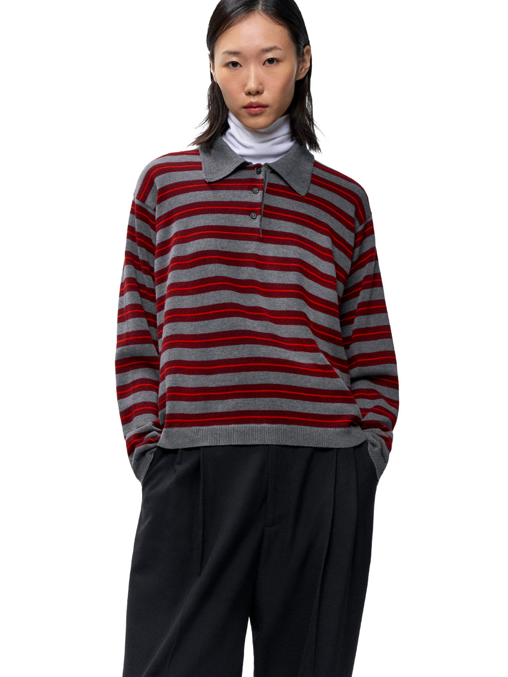 Organic Cotton Striped Polo