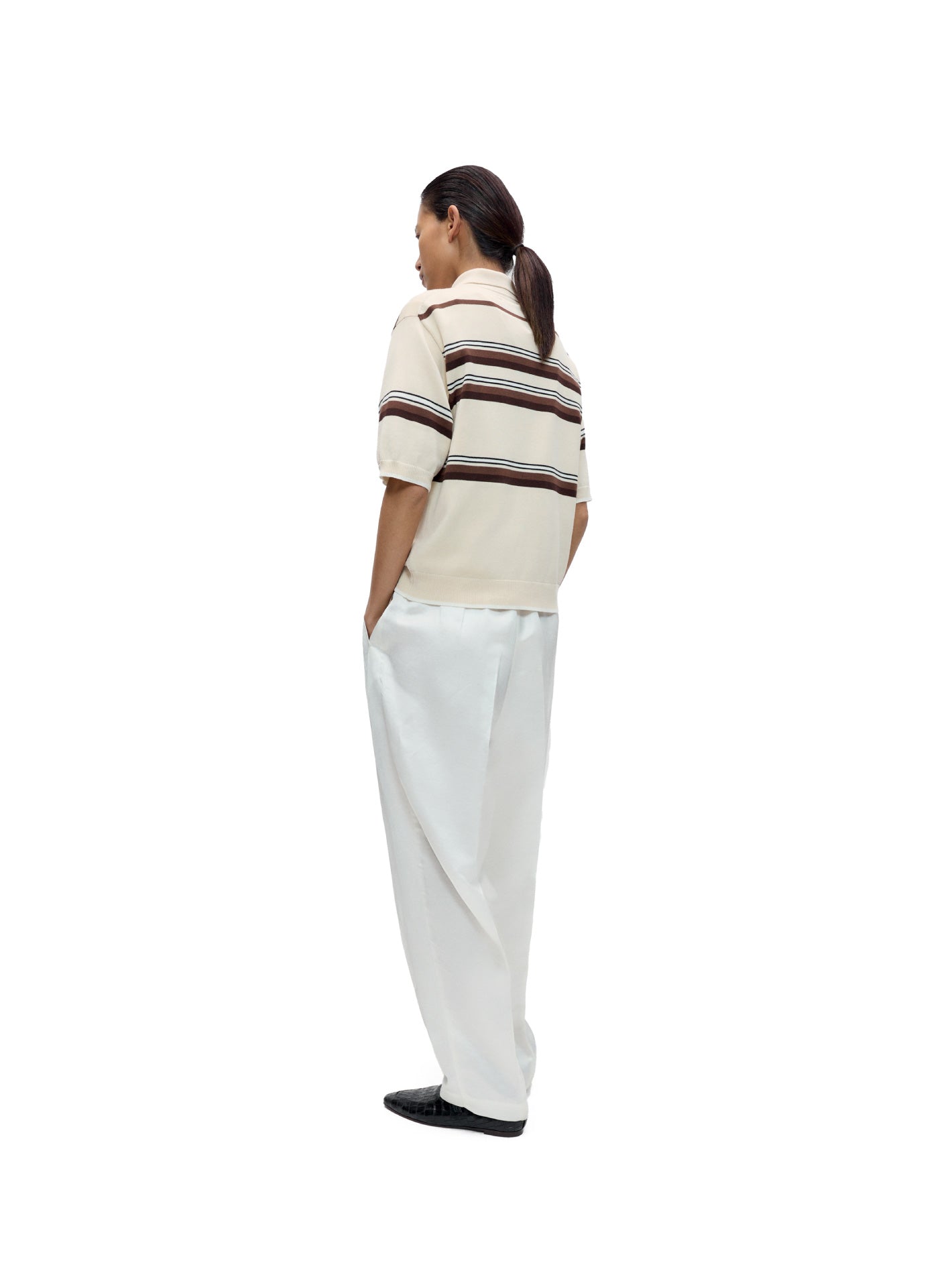 Organic Cotton Striped Polo