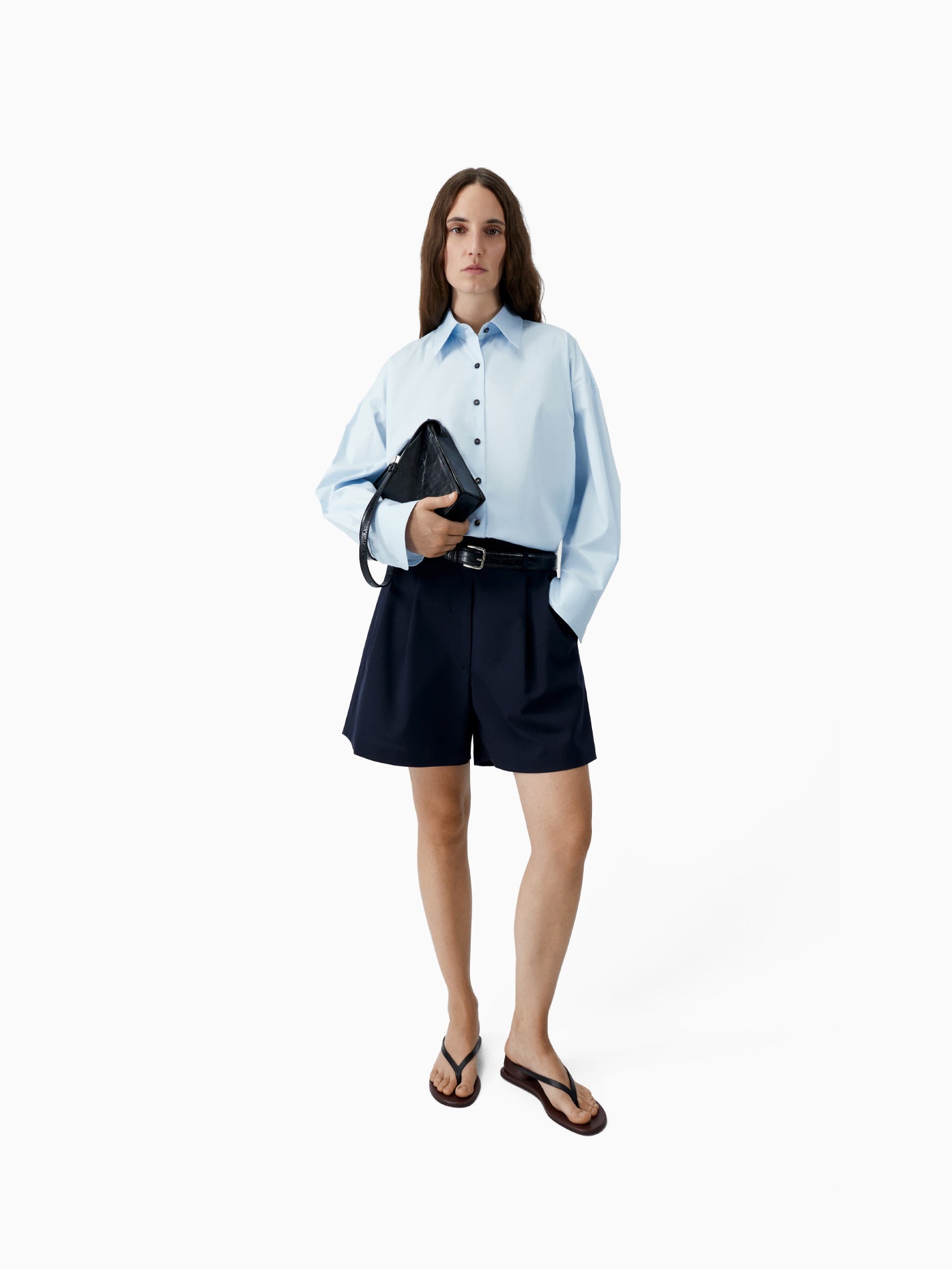 Oversized Shirt Light Blue