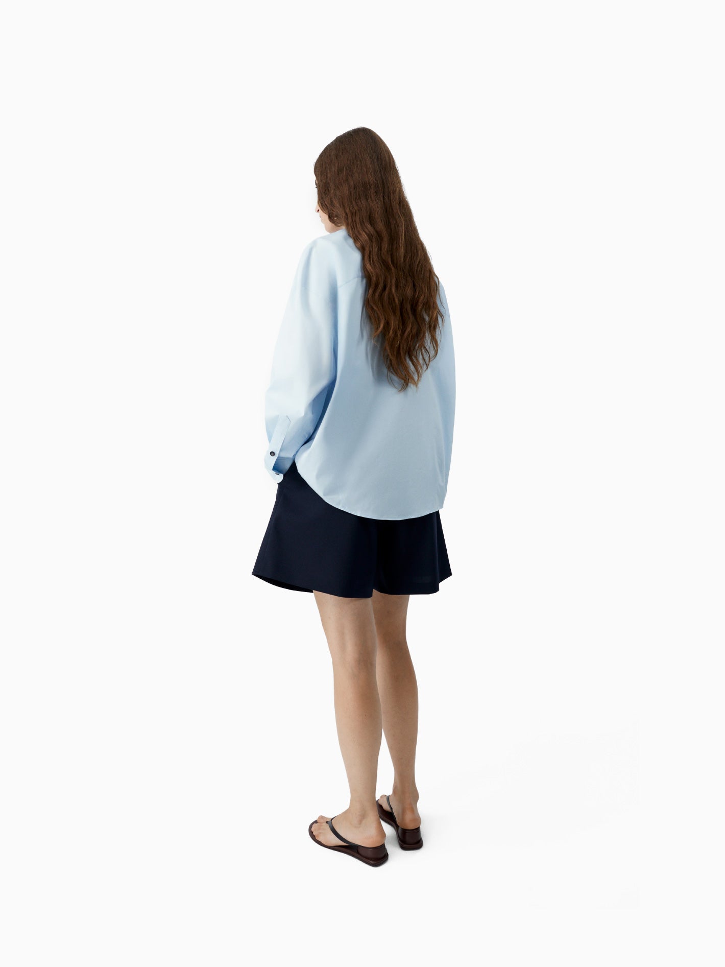 Oversized Shirt Light Blue