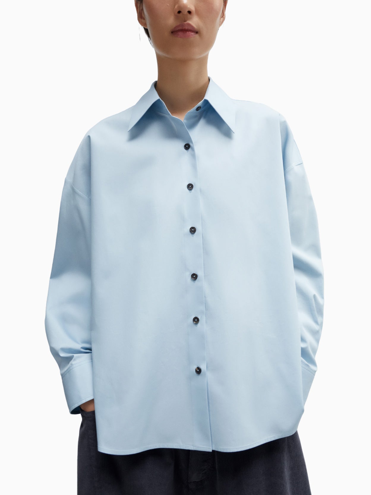 Oversized Shirt Baby Blue