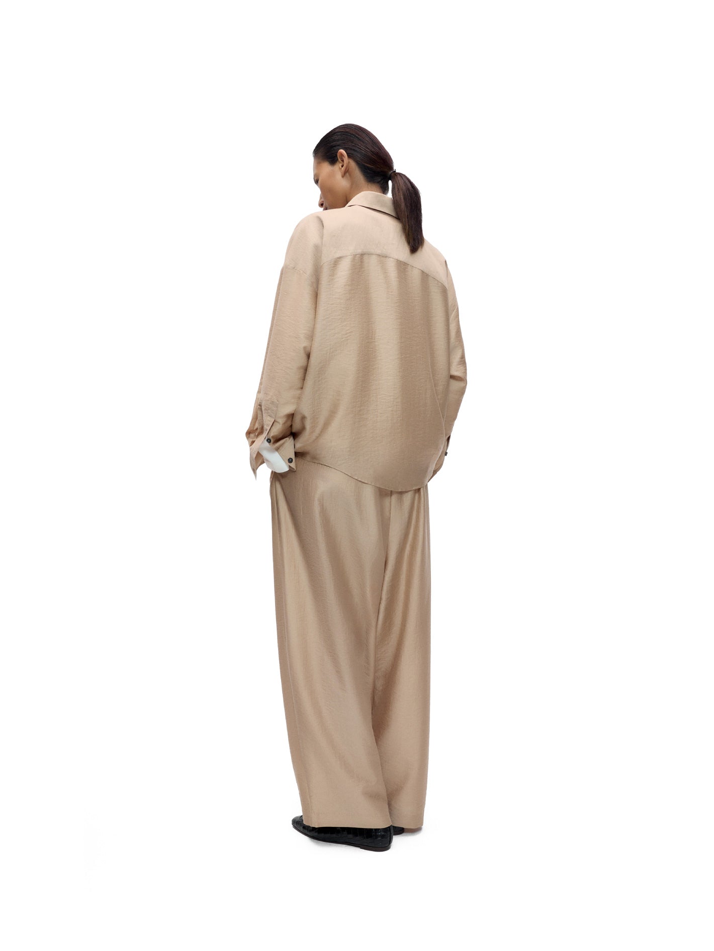 Oversized Shirt Beige