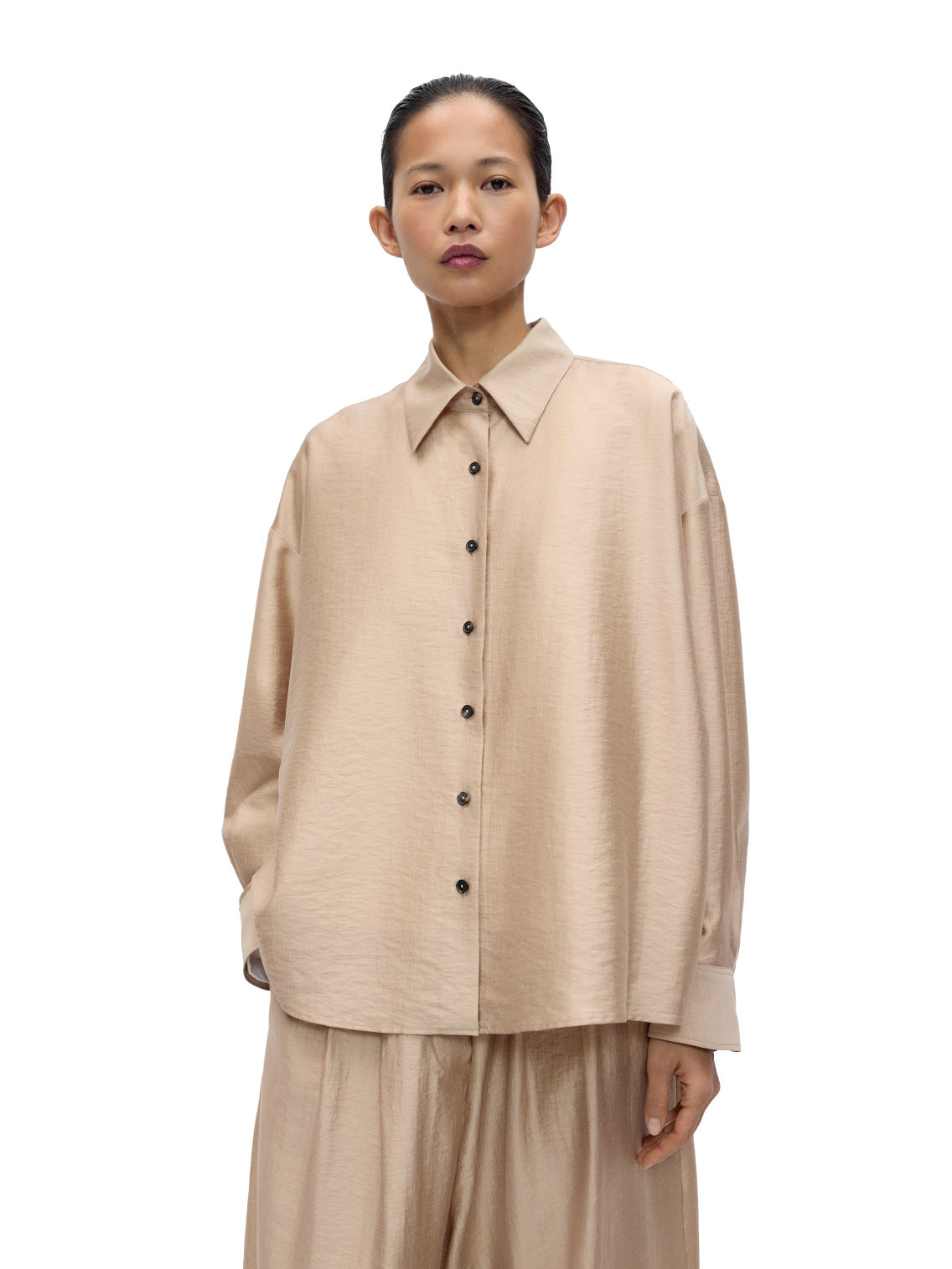 Oversized Shirt Beige