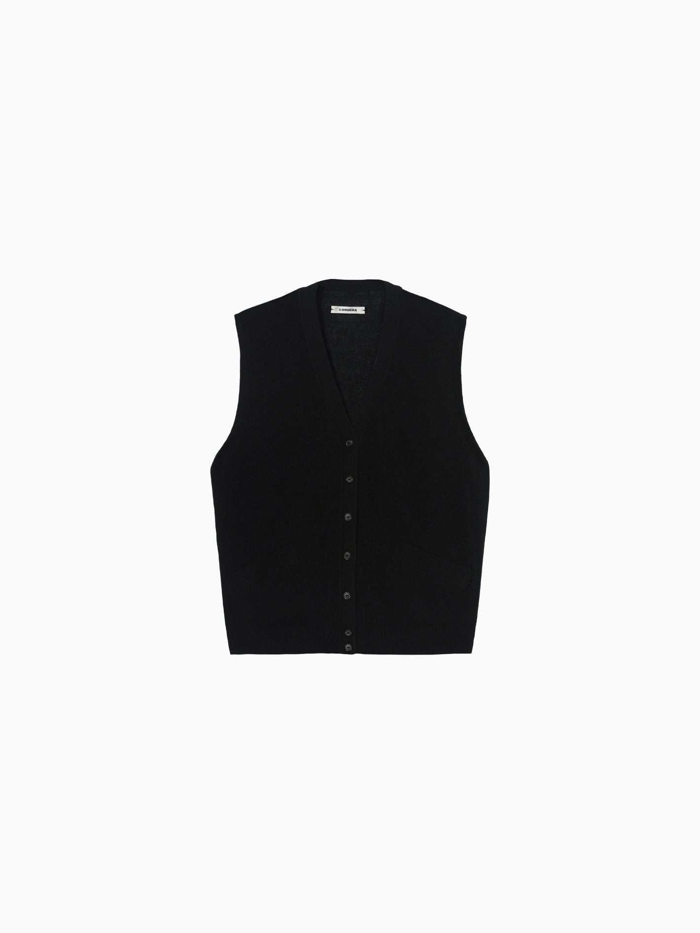 Oversize Waistcoat Black