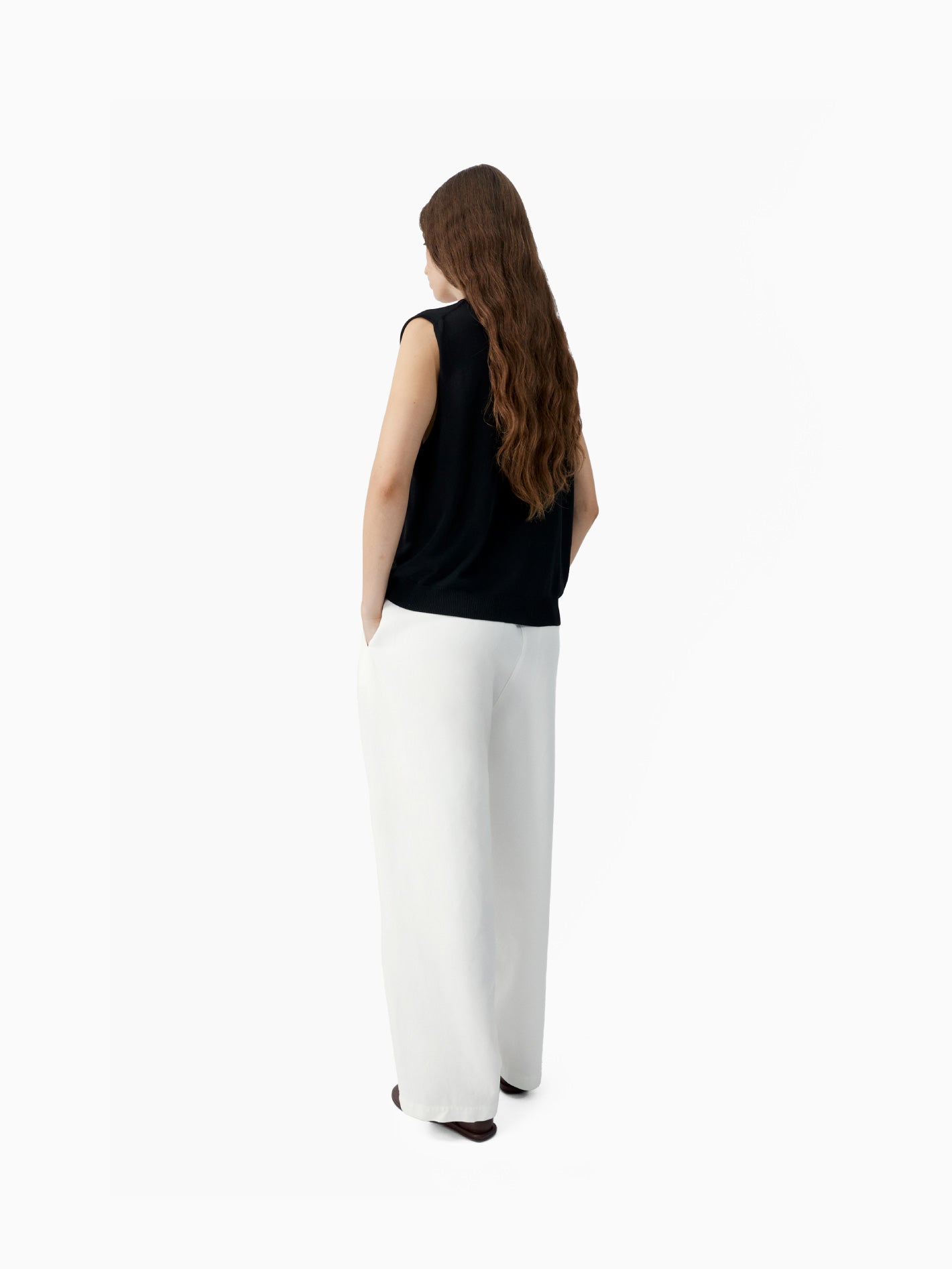 Oversize Waistcoat Black