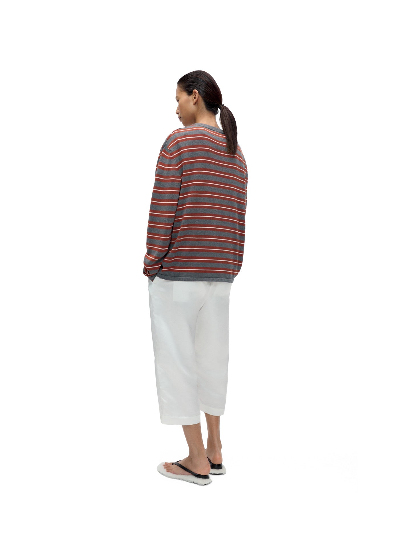 Organic Cotton Striped Long-Sleeve Tee