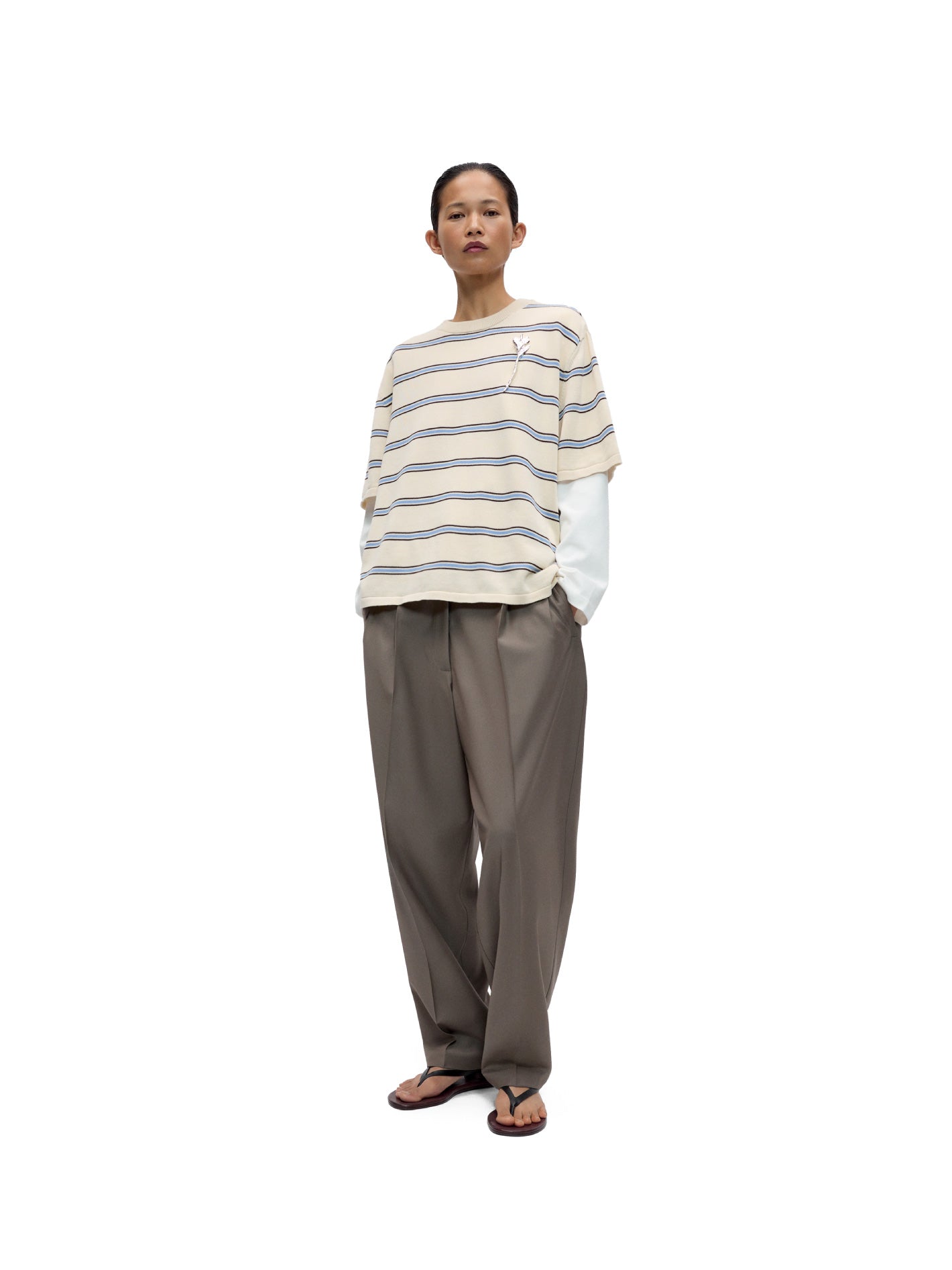 Organic Cotton Striped T-Shirt