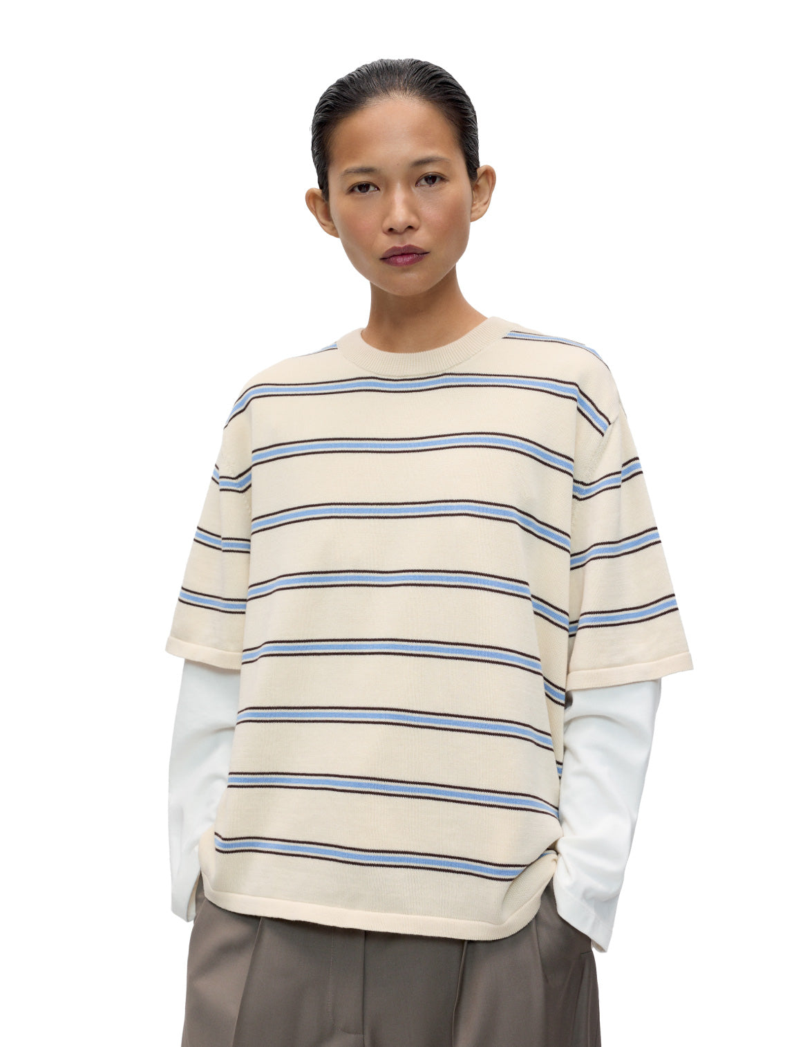 Organic Cotton Striped T-Shirt
