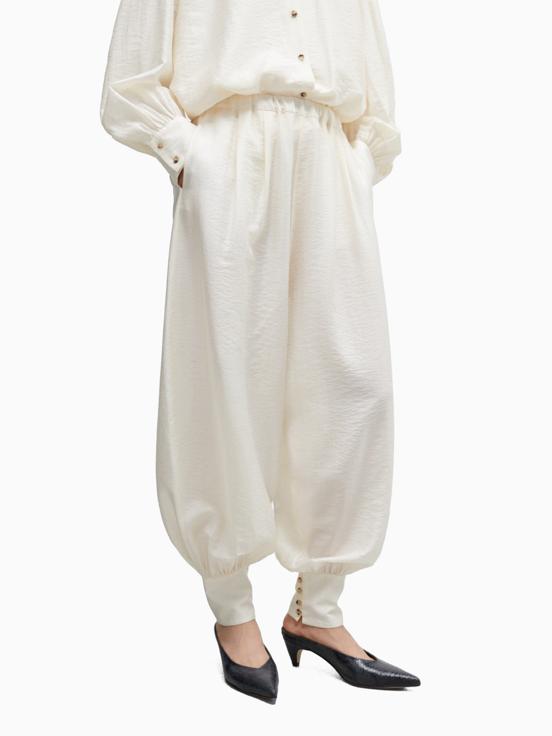 Sarouel Trousers Marfil