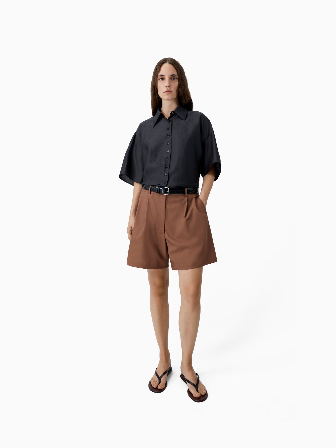 Short Sleeve Shirt Espresso