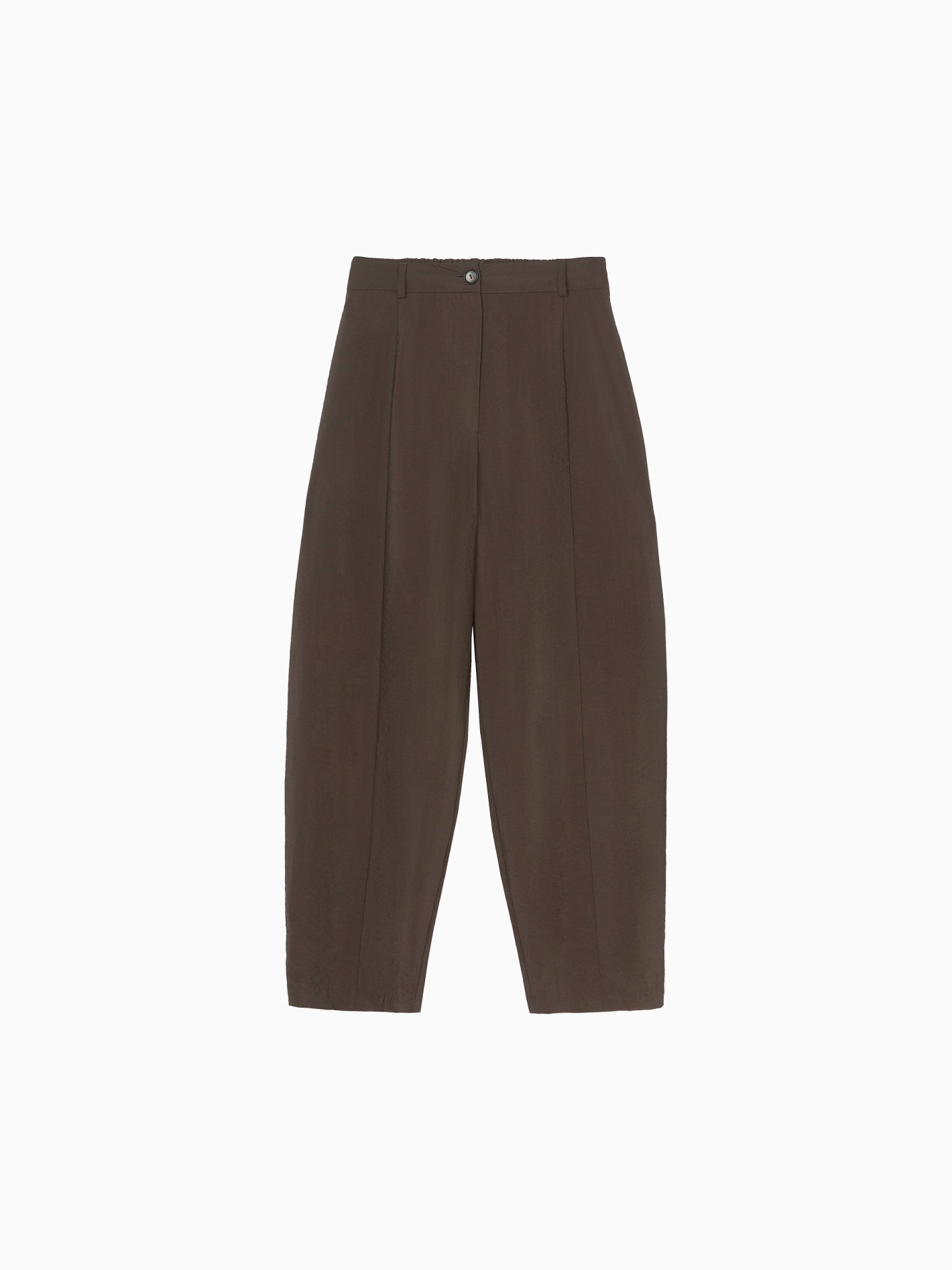 Silk Barrel Pants Taupe