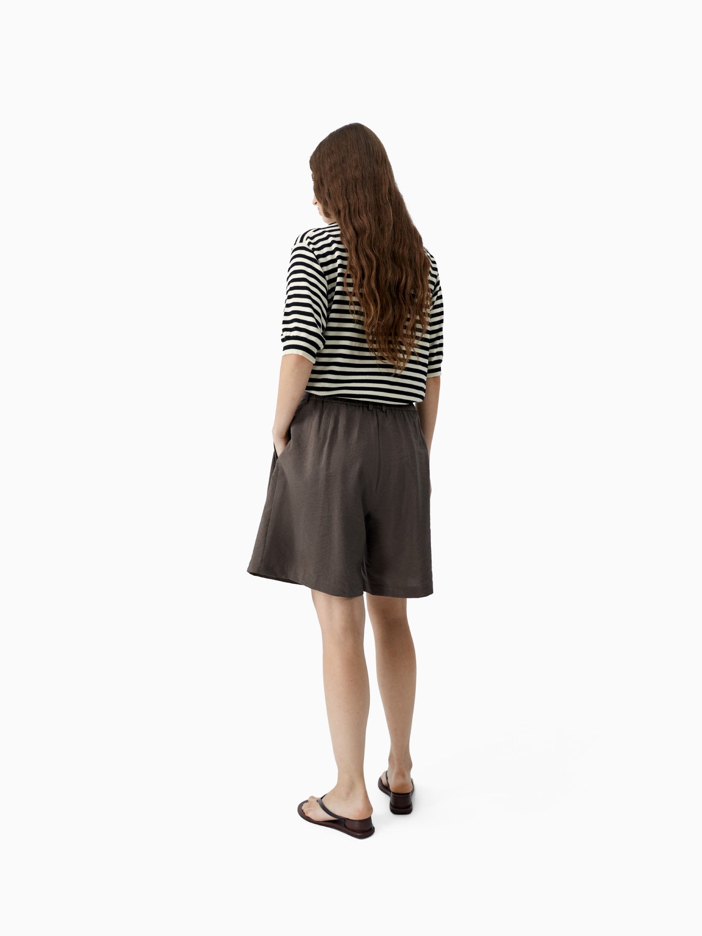 Silk Bermuda Taupe