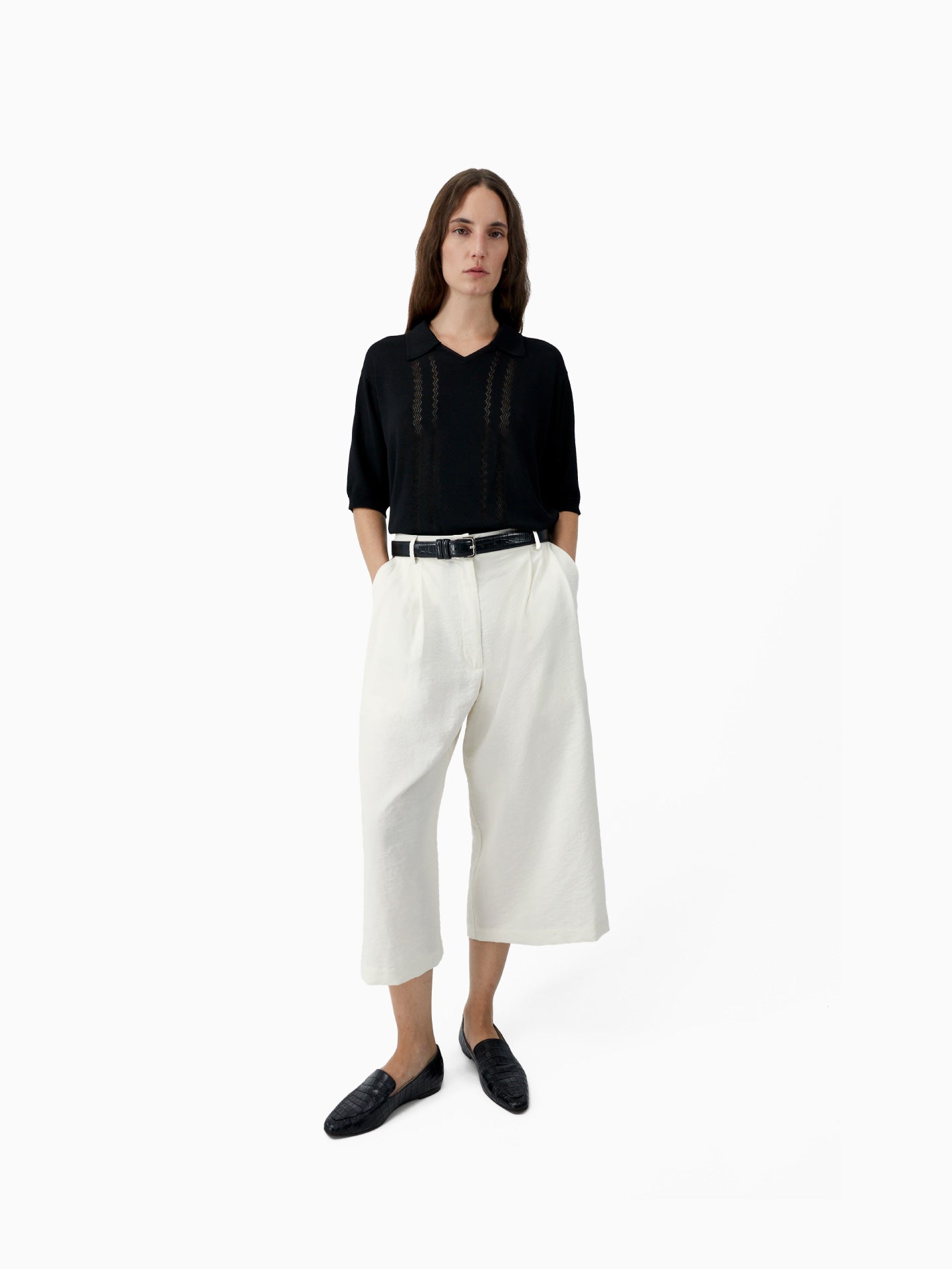 Silk Capri Pants Garza