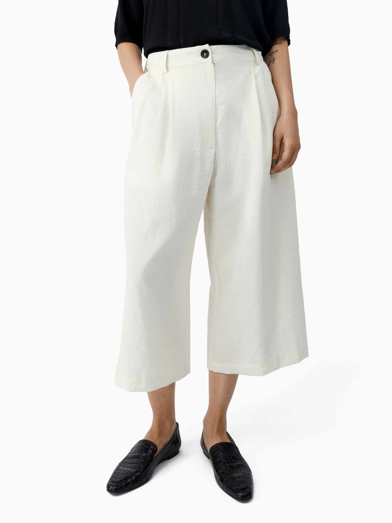Silk Capri Pants Garza