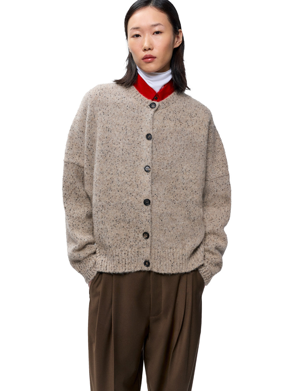 Speckled Cardigan Piedra