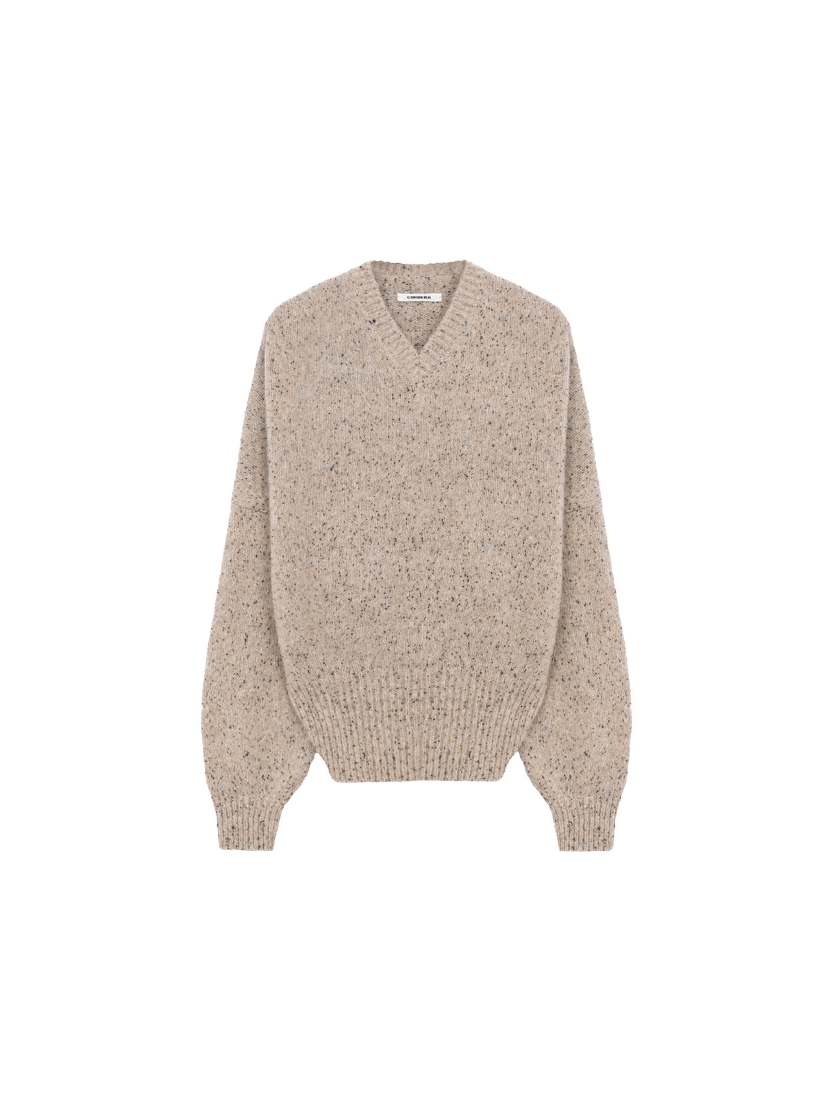 Speckled V-Neck Sweater Piedra