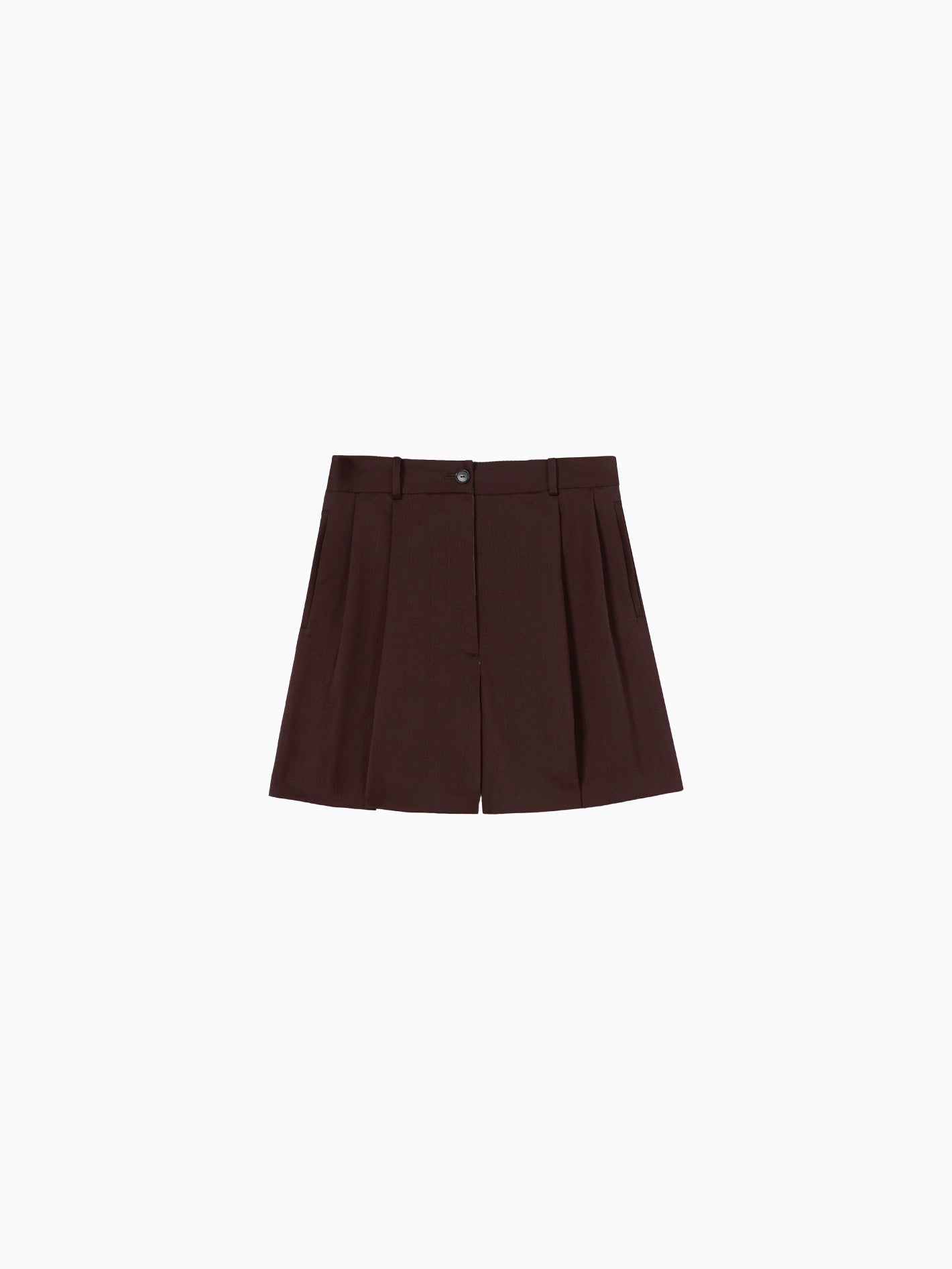 Tailored Bermuda Burgundy