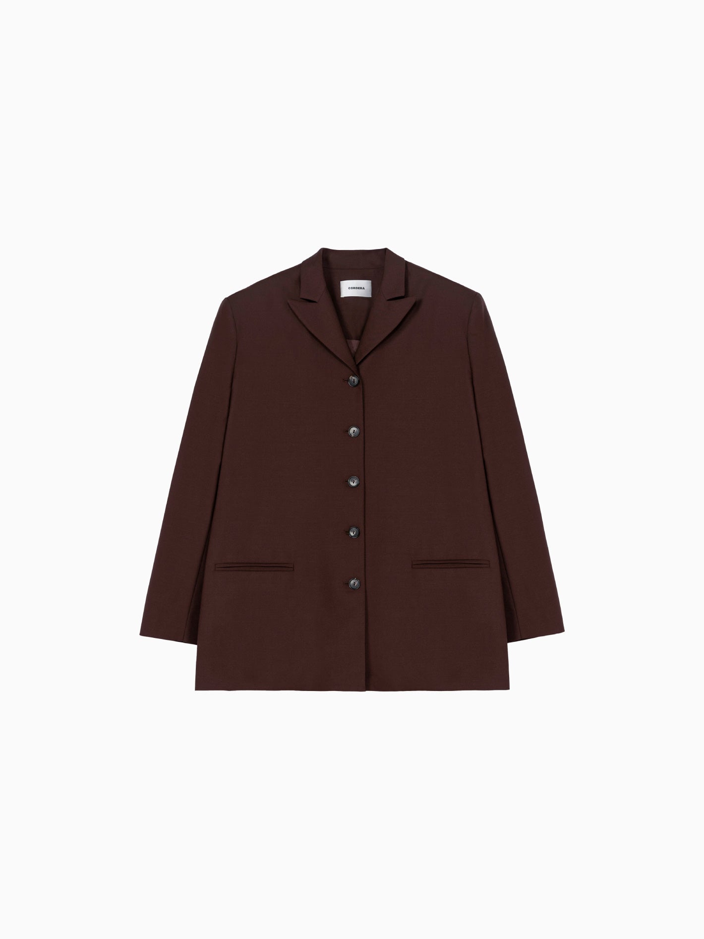 Tailored Blazer Burgundy