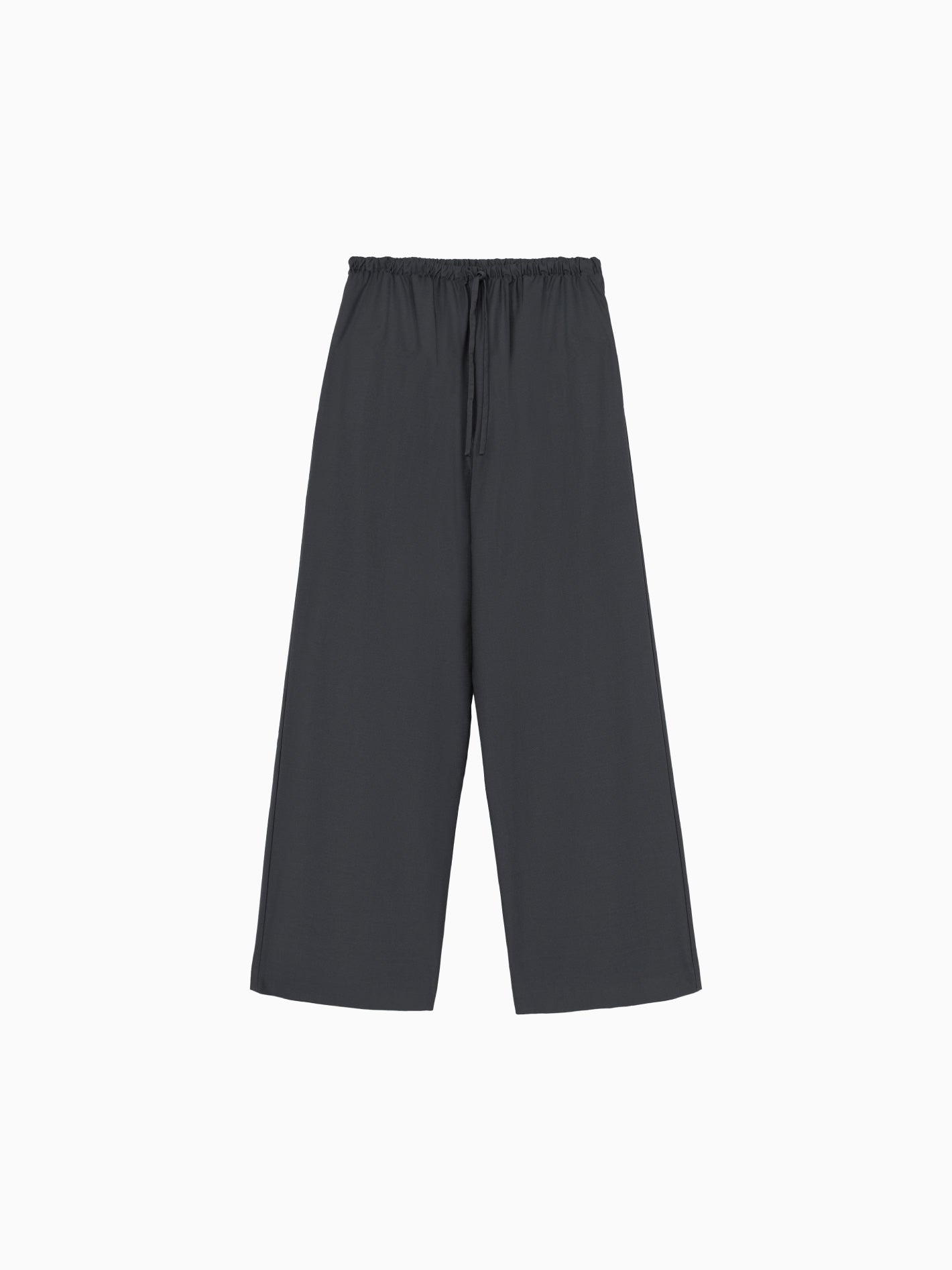 Tailored Drawstring Pants Ebony