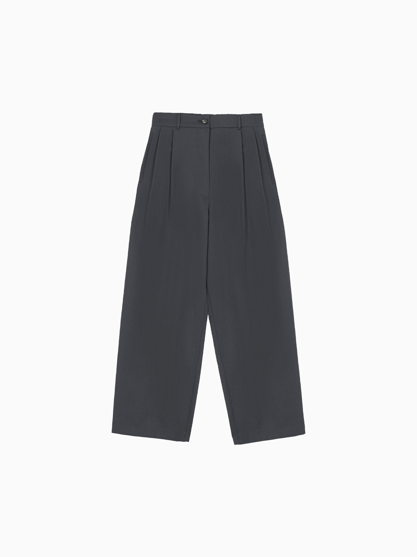 Tailored Masculine Pants Ebony