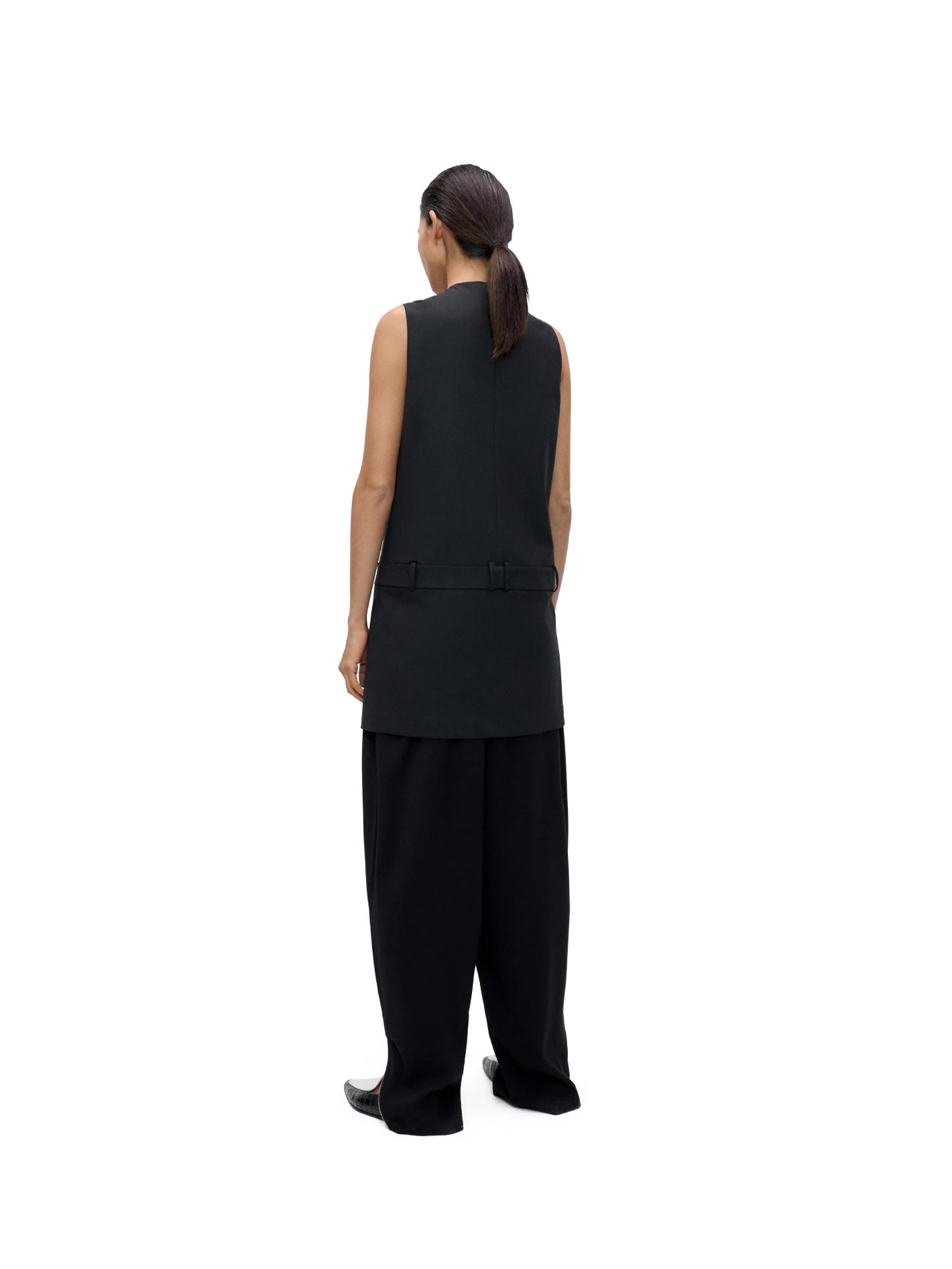 Tailored Mini Dress Black