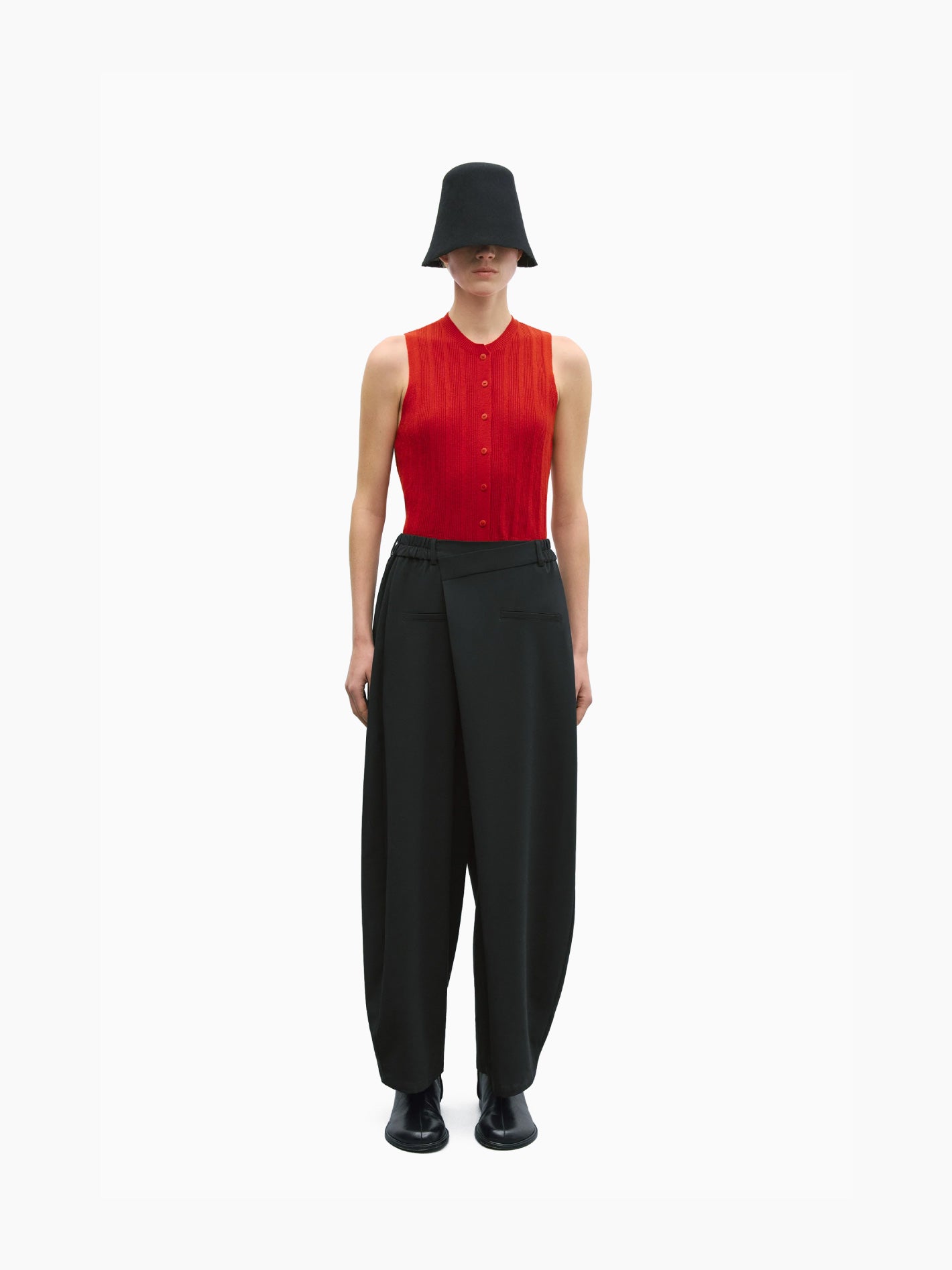 Tailoring Crossover Pants Black