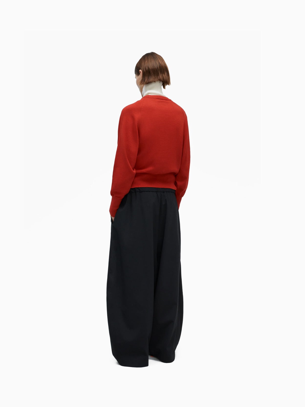 Merino Wool Sweater Red
