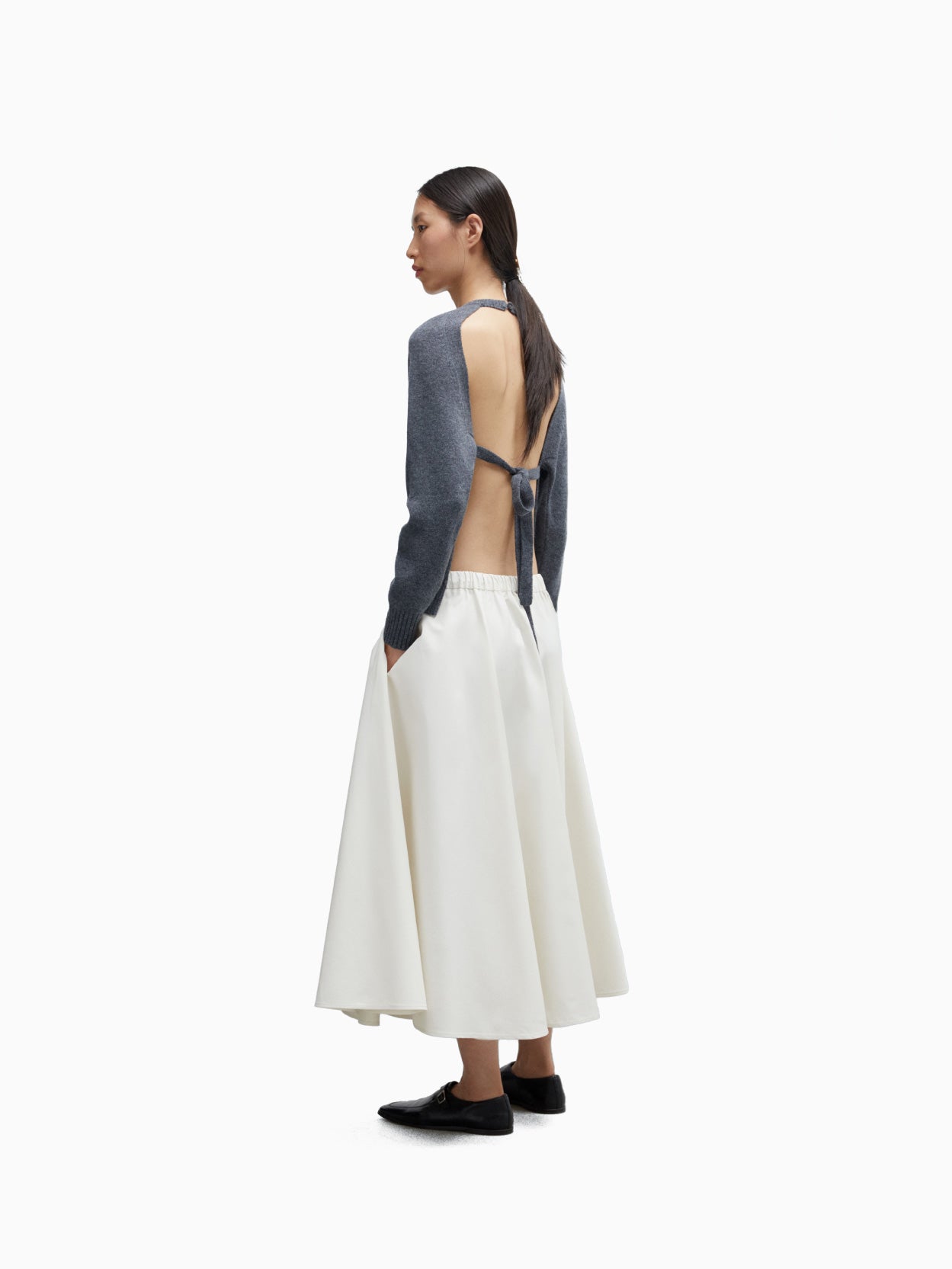 Technical Skirt White