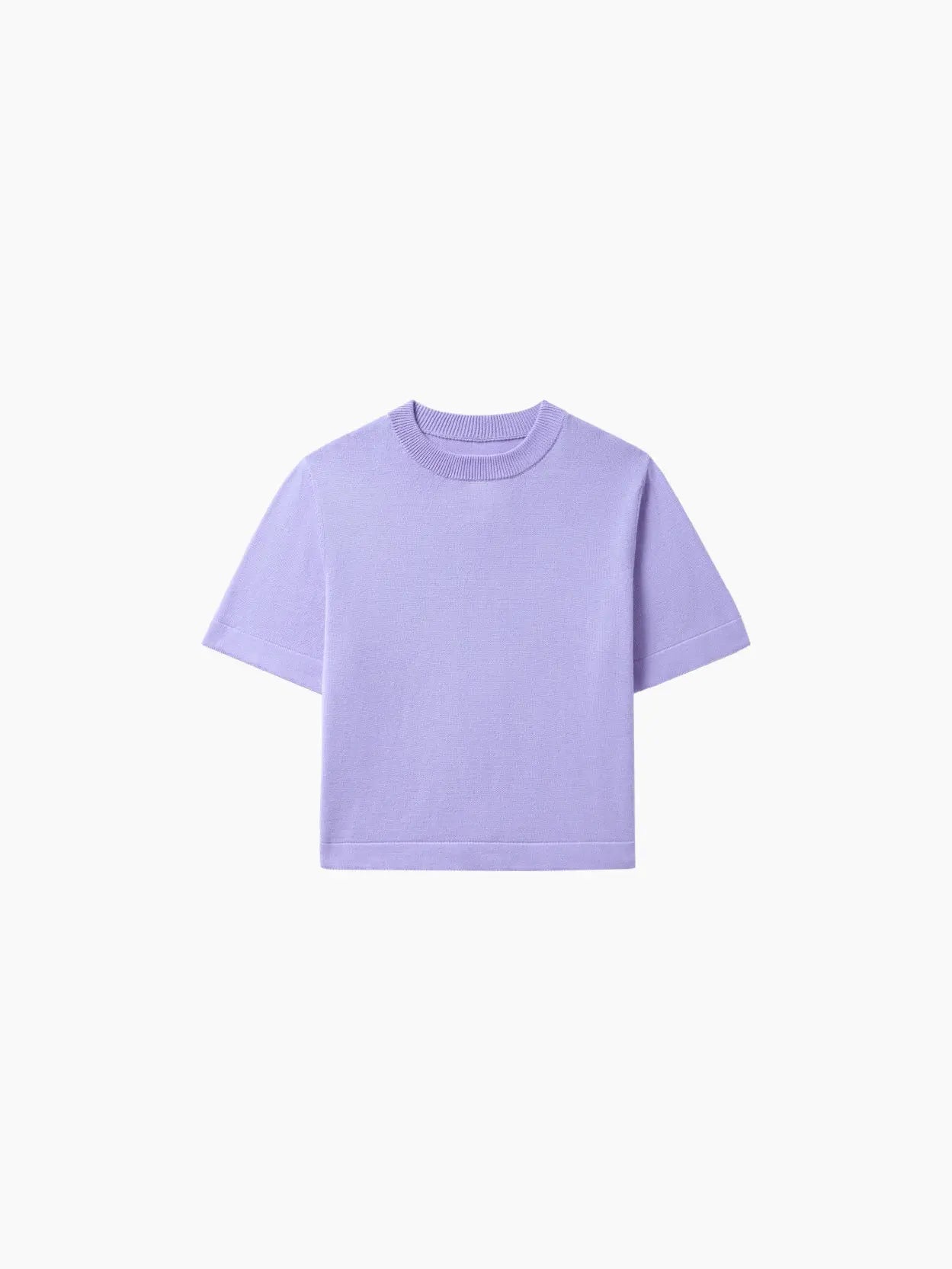 A plain, short-sleeved, light purple **Cotton T-Shirt Cardo** from **Cordera** is displayed against a white background. The shirt features a round neckline and a simple, casual design with no visible logos or patterns, perfect for everyday wear.