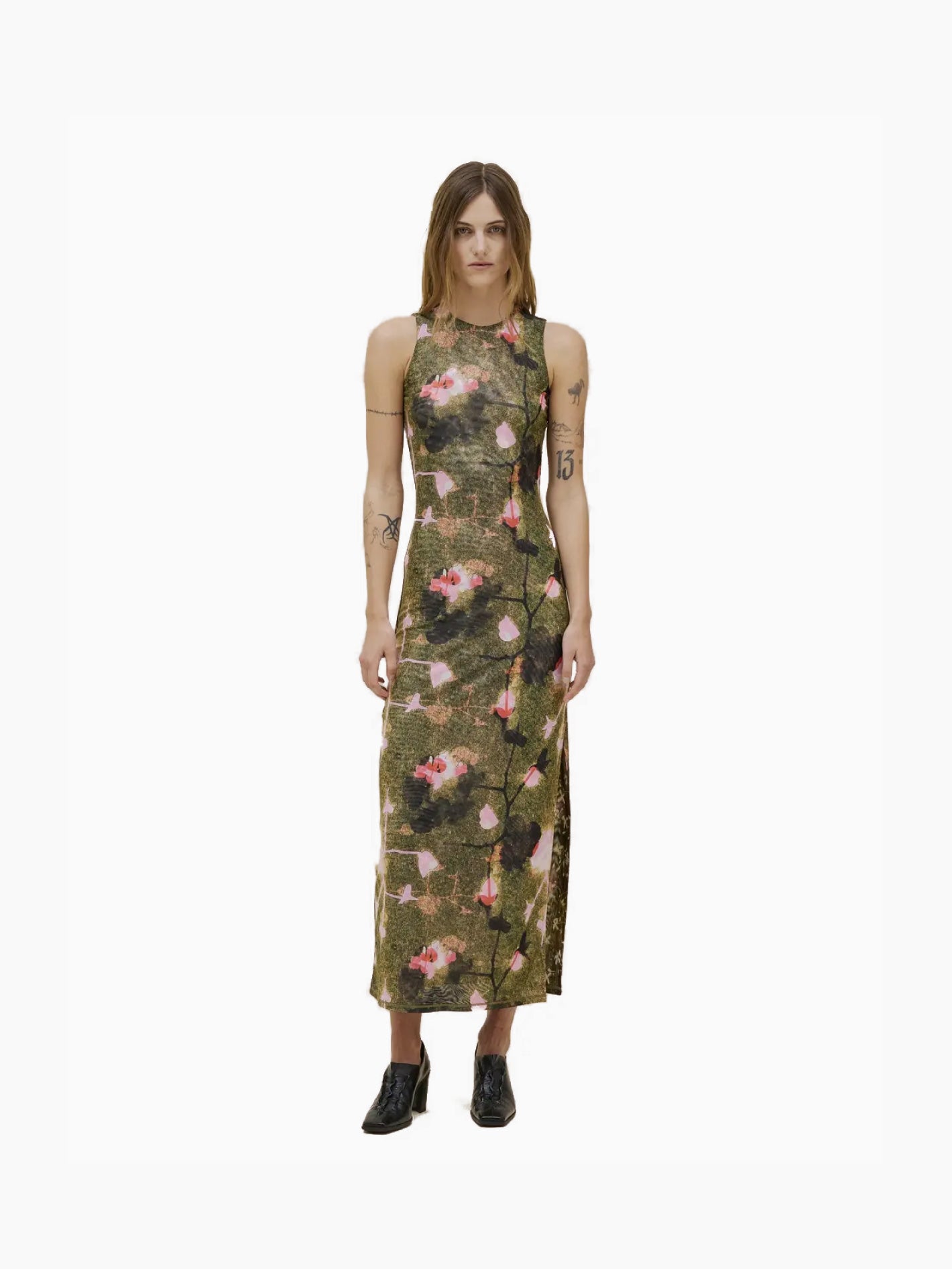 【関税込み】Eckhaus Latta ブラウン Shrunk マキシワンピース Eckhaus Latta – Frances May