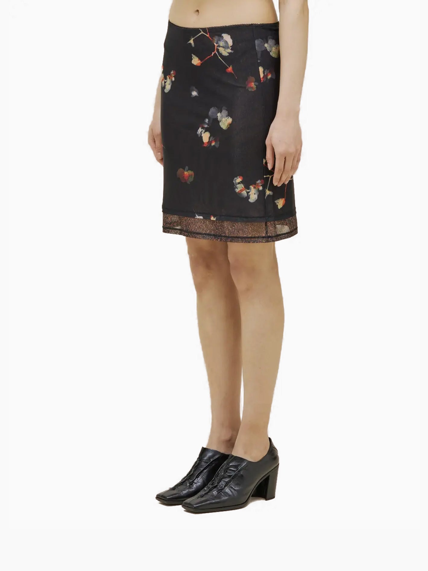 Duet Skirt Black Pansy