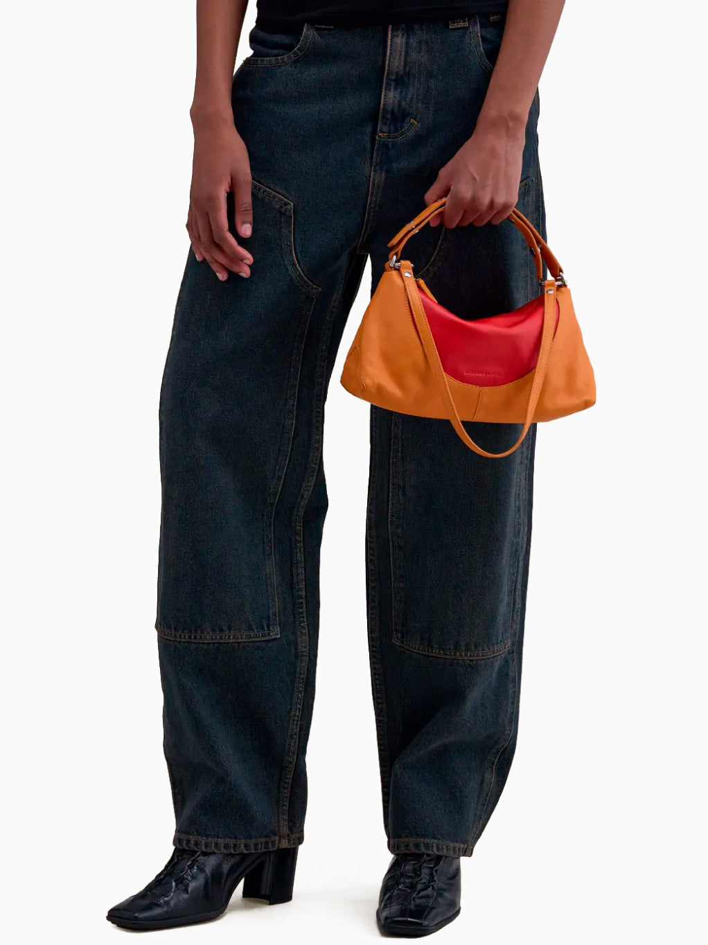 The Crescent Bag Orange Red