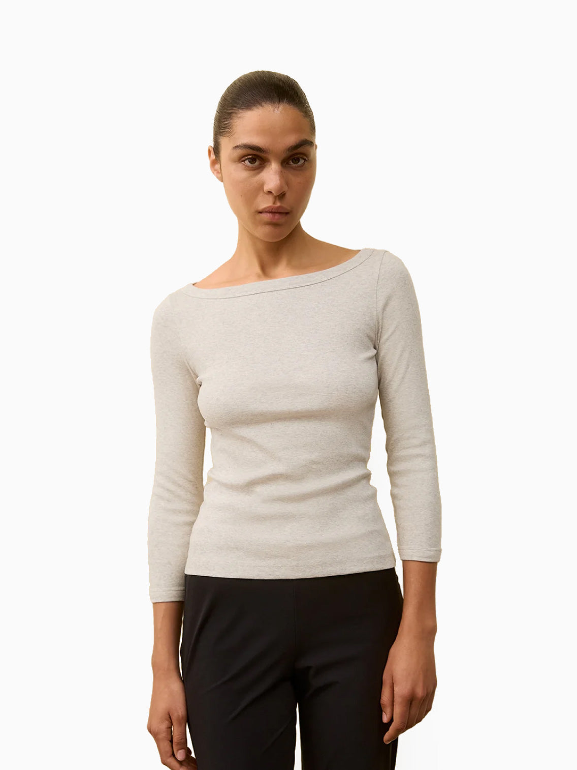 Steffi Tee Heather Grey