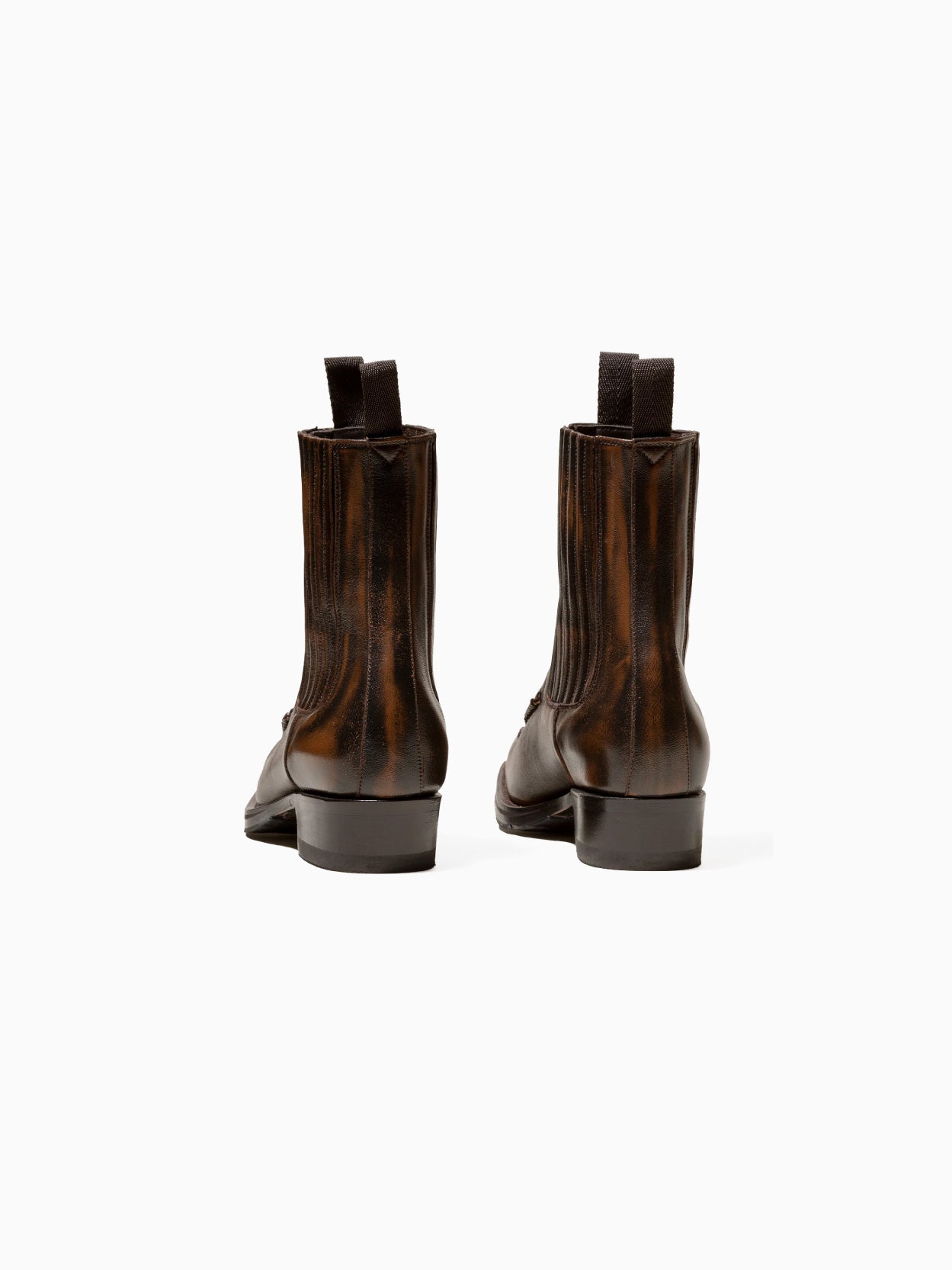 Agulla Chelsea Boots Brushed Brown