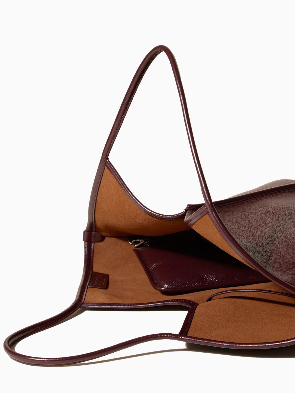 Calella Leather Bag Burgundy