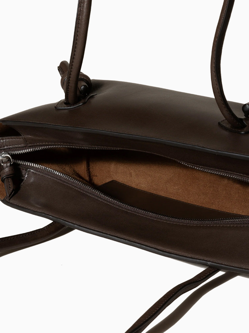 Fleca Baguette Shoulder Bag Dark Brown