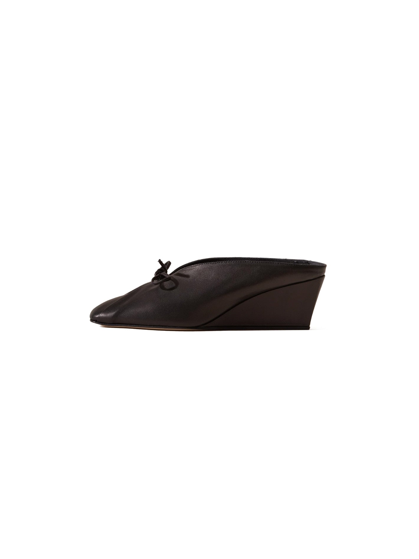 Resso Wedged Mule Black