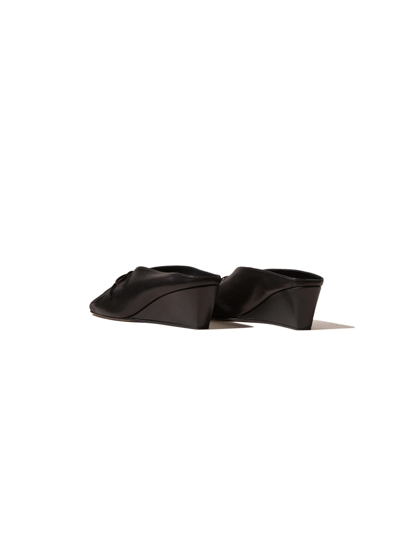 Resso Wedged Mule Black
