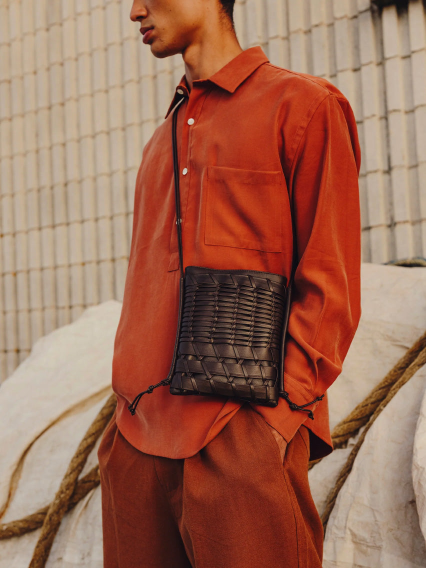 Trena Crossbody Bag Dark Brown