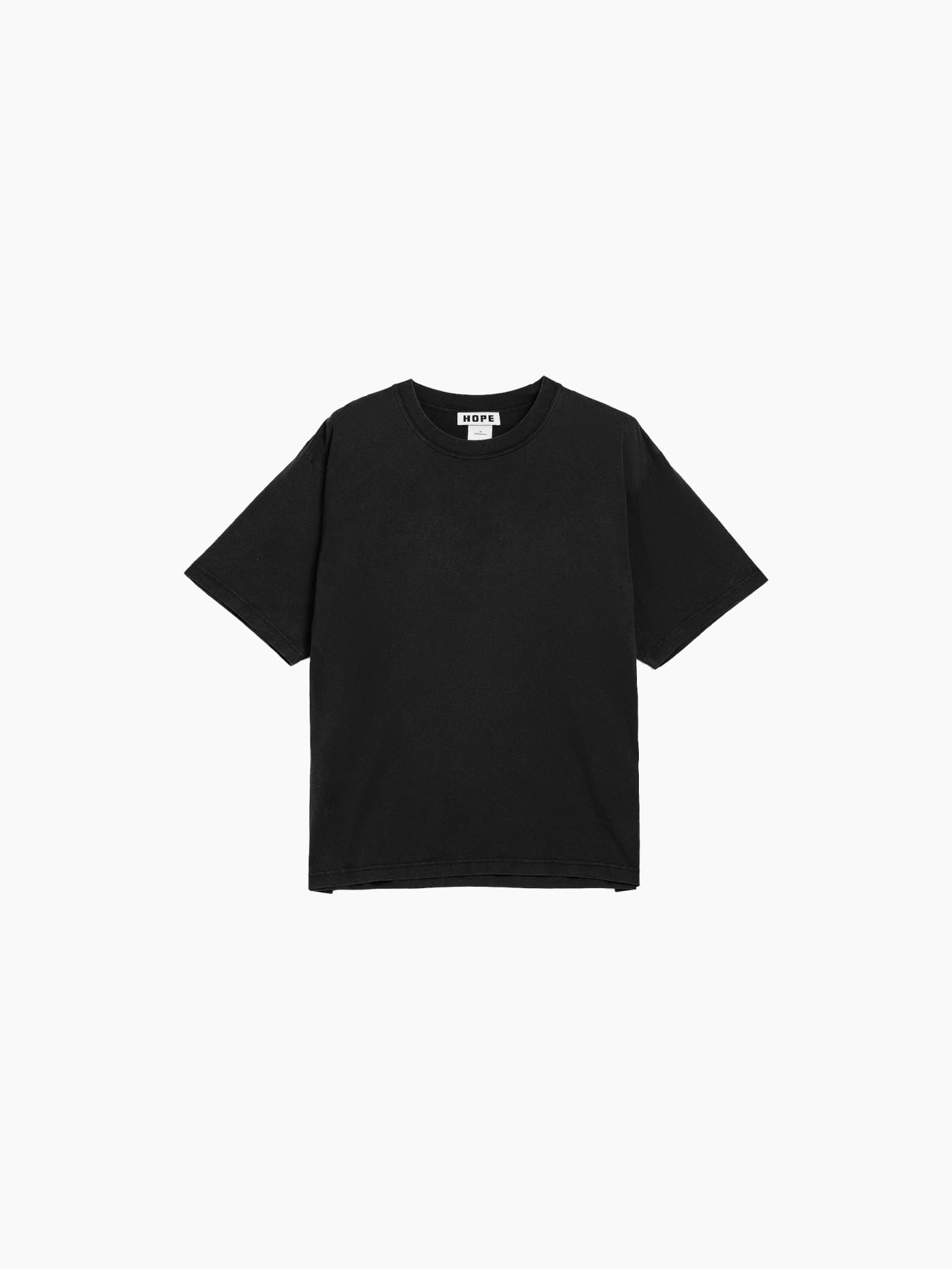 Boxy Tee Washed Black