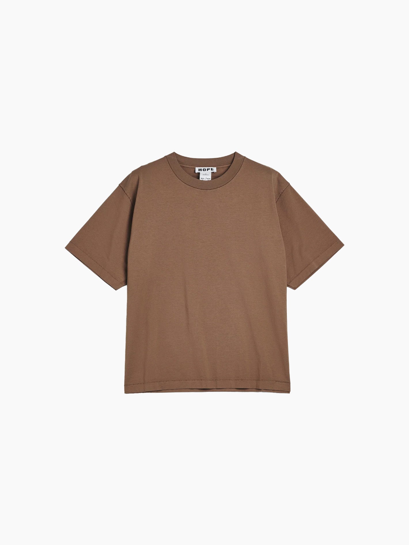 Boxy Tee Deep Taupe