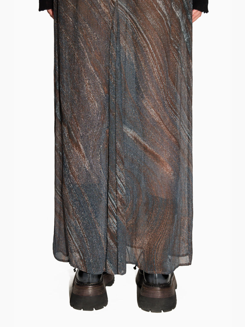 Read Skirt Martian Flow Print