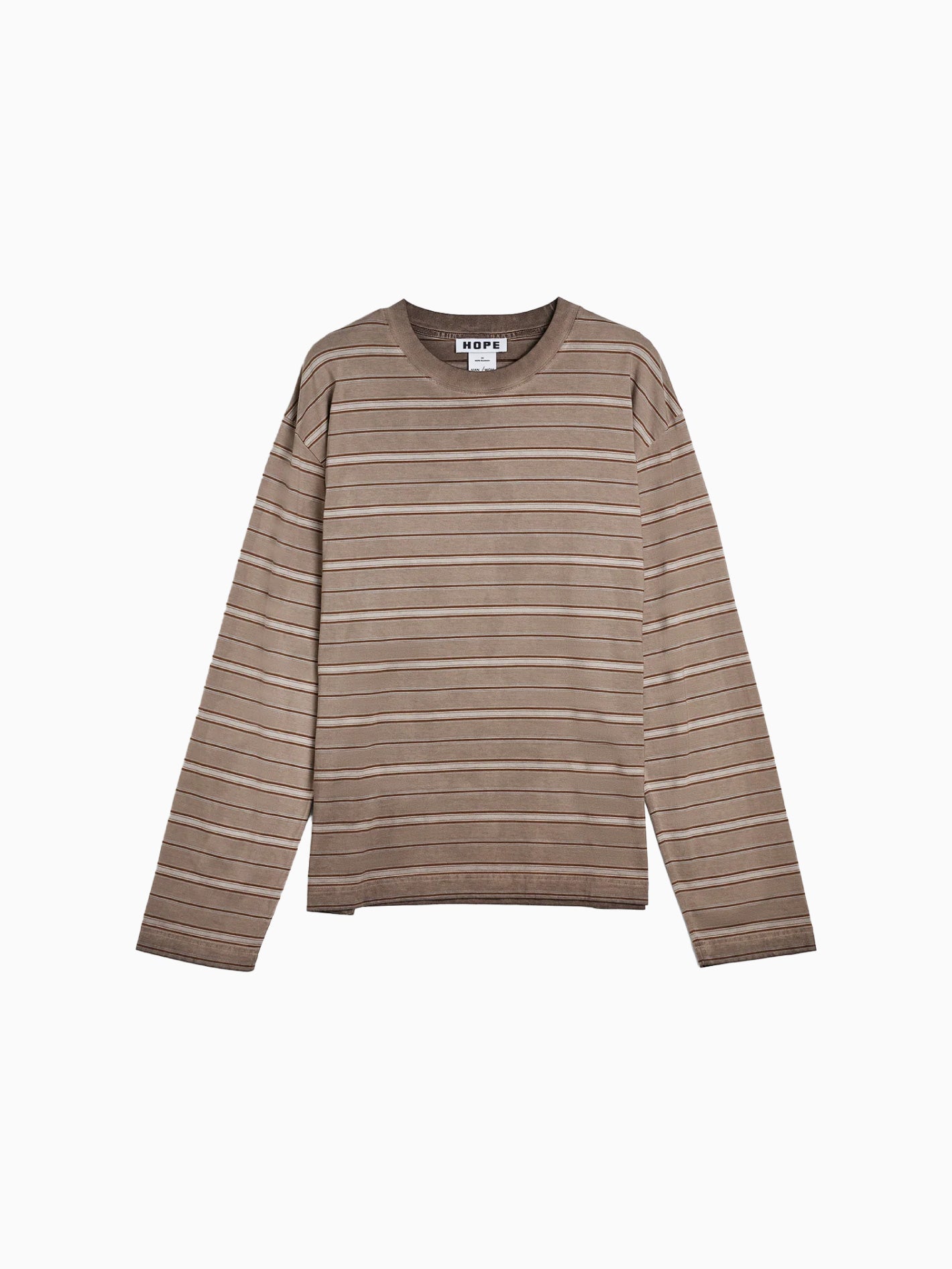 Spark Longsleeve Overdyed Beige Stripe