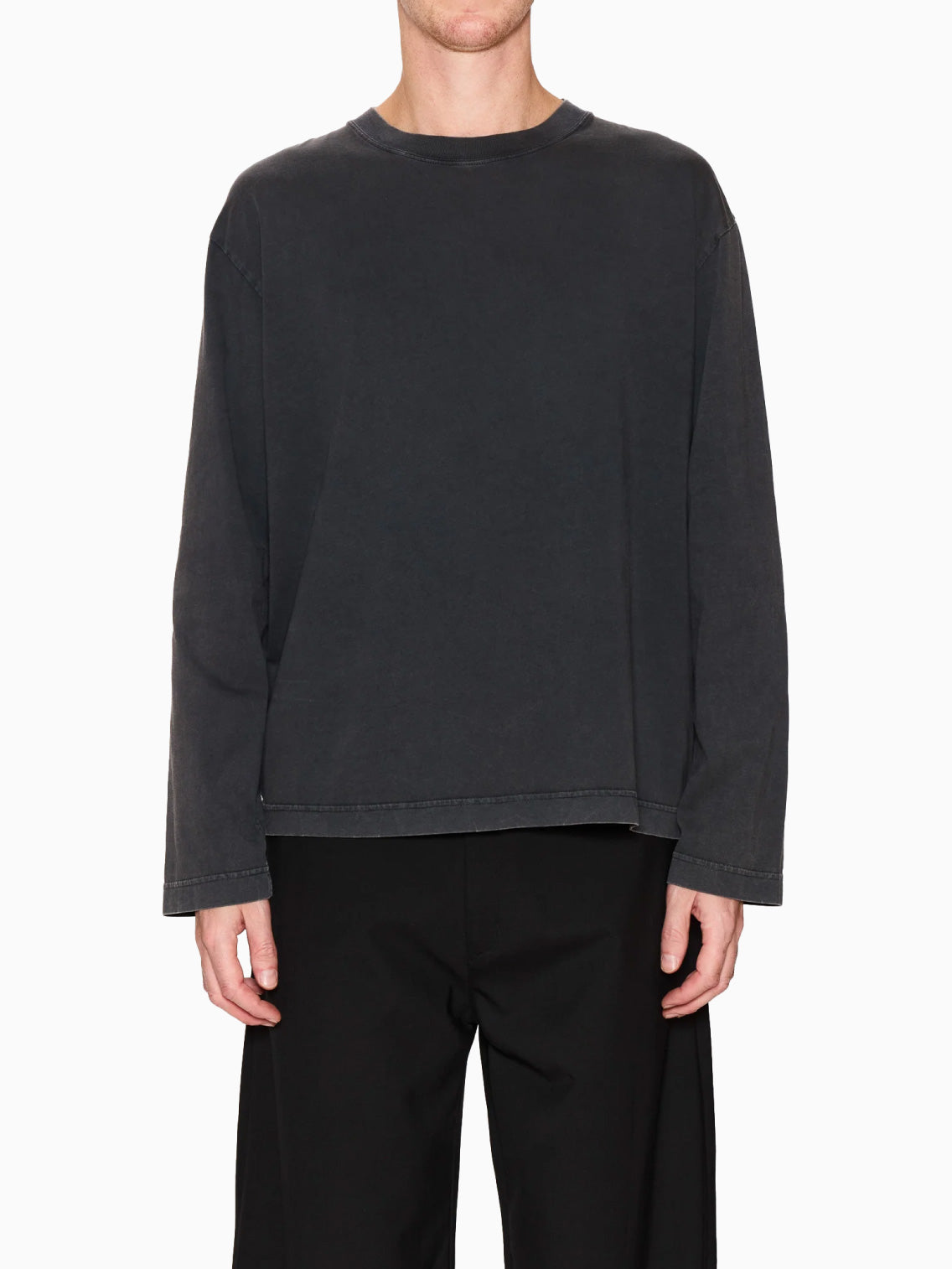 Spark Longsleeve Washed Black Jersey