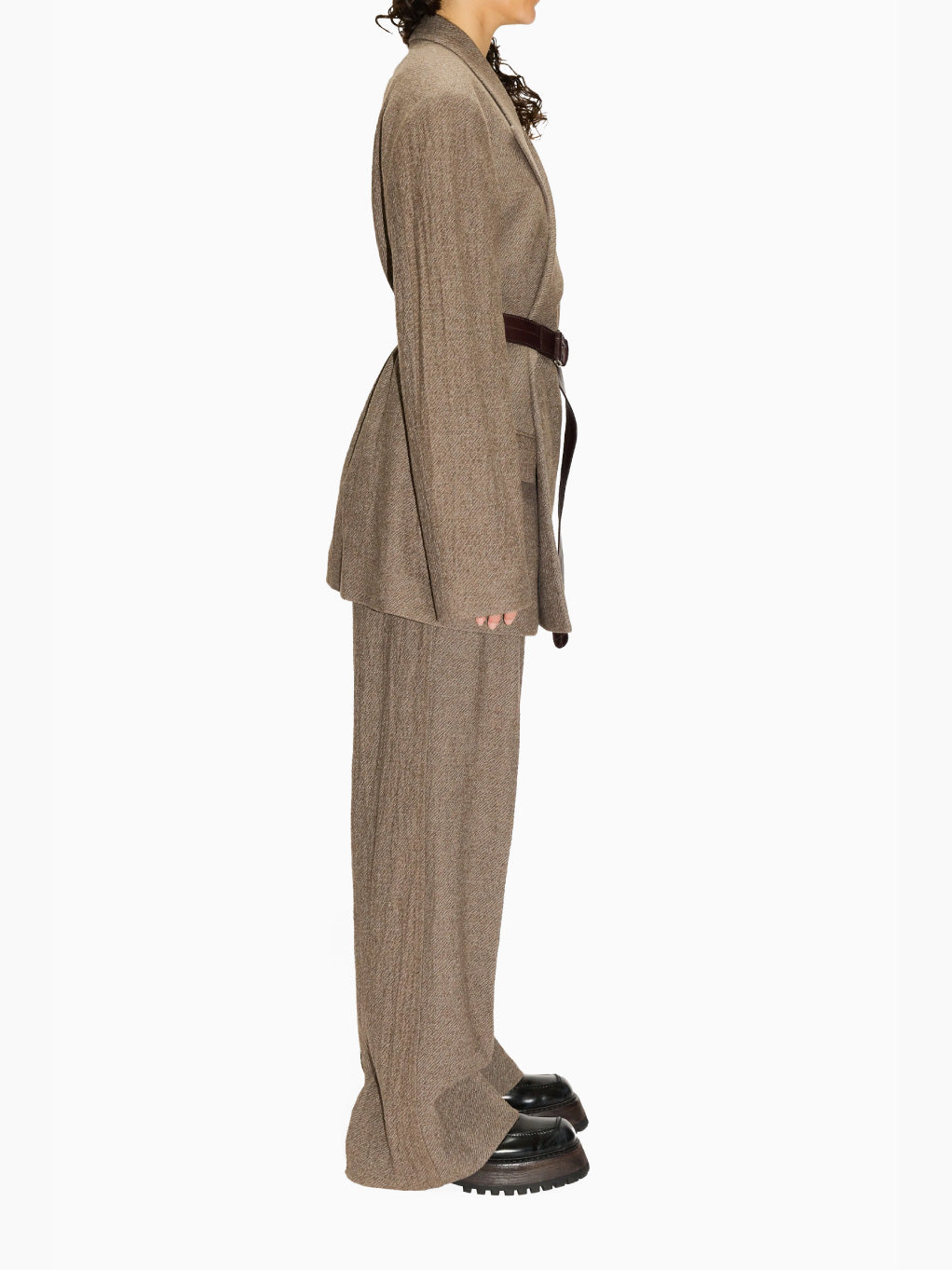 Strava Blazer Wavy Beige Twill